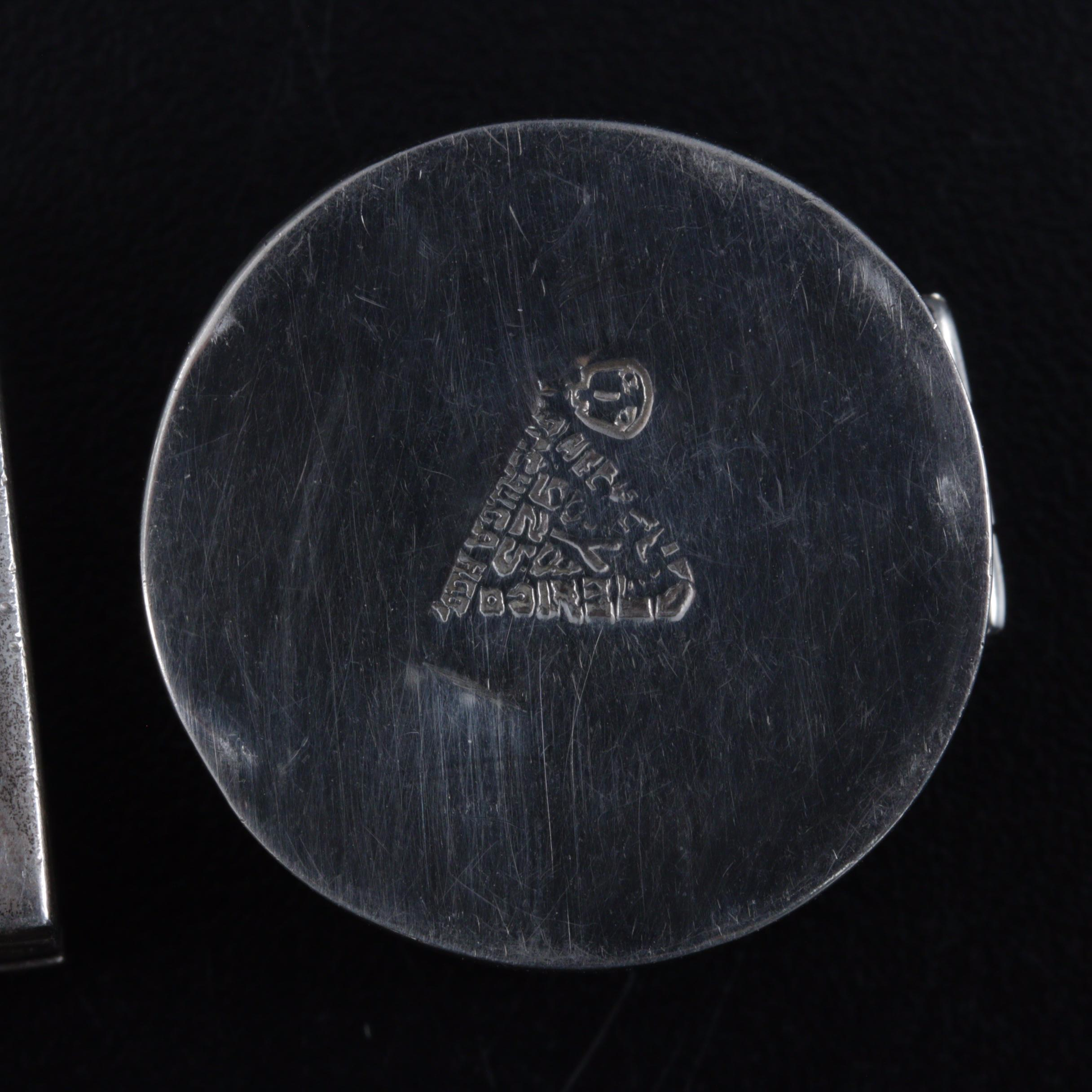 Dutch and Mexican Sterling Silver Repoussé Pill Boxes