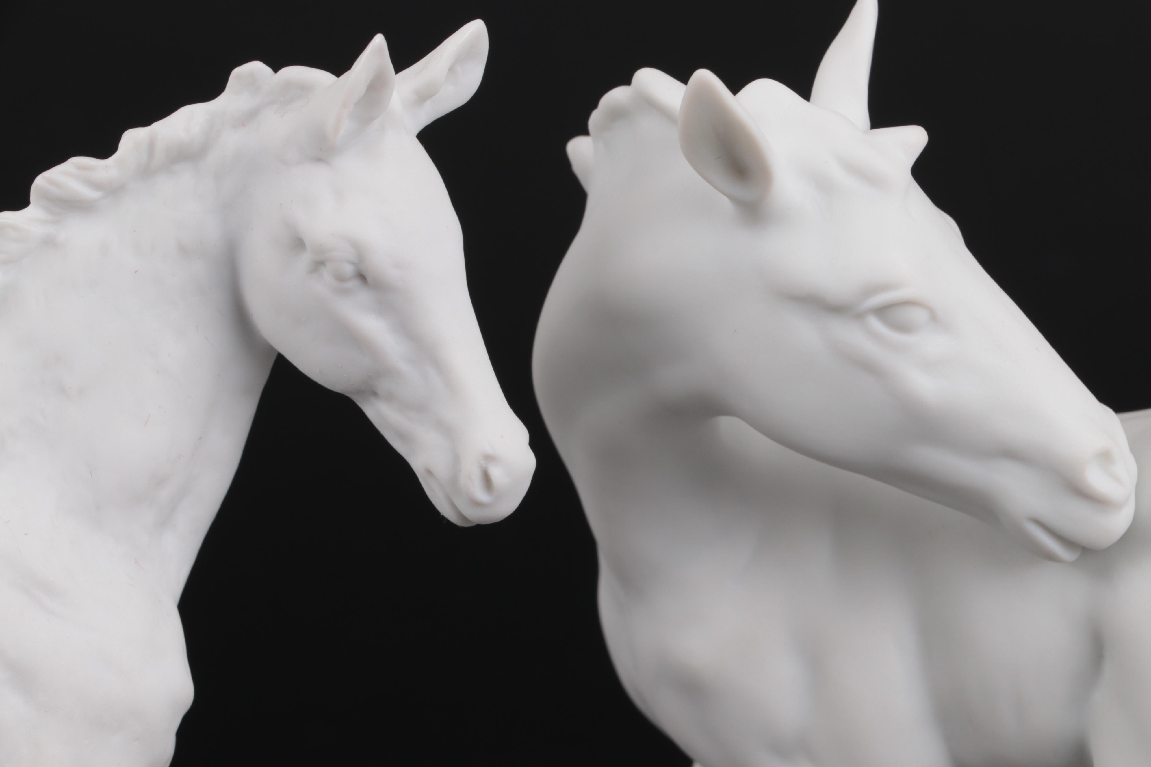 Royal Kaiser Porcelain Horse Figurines
