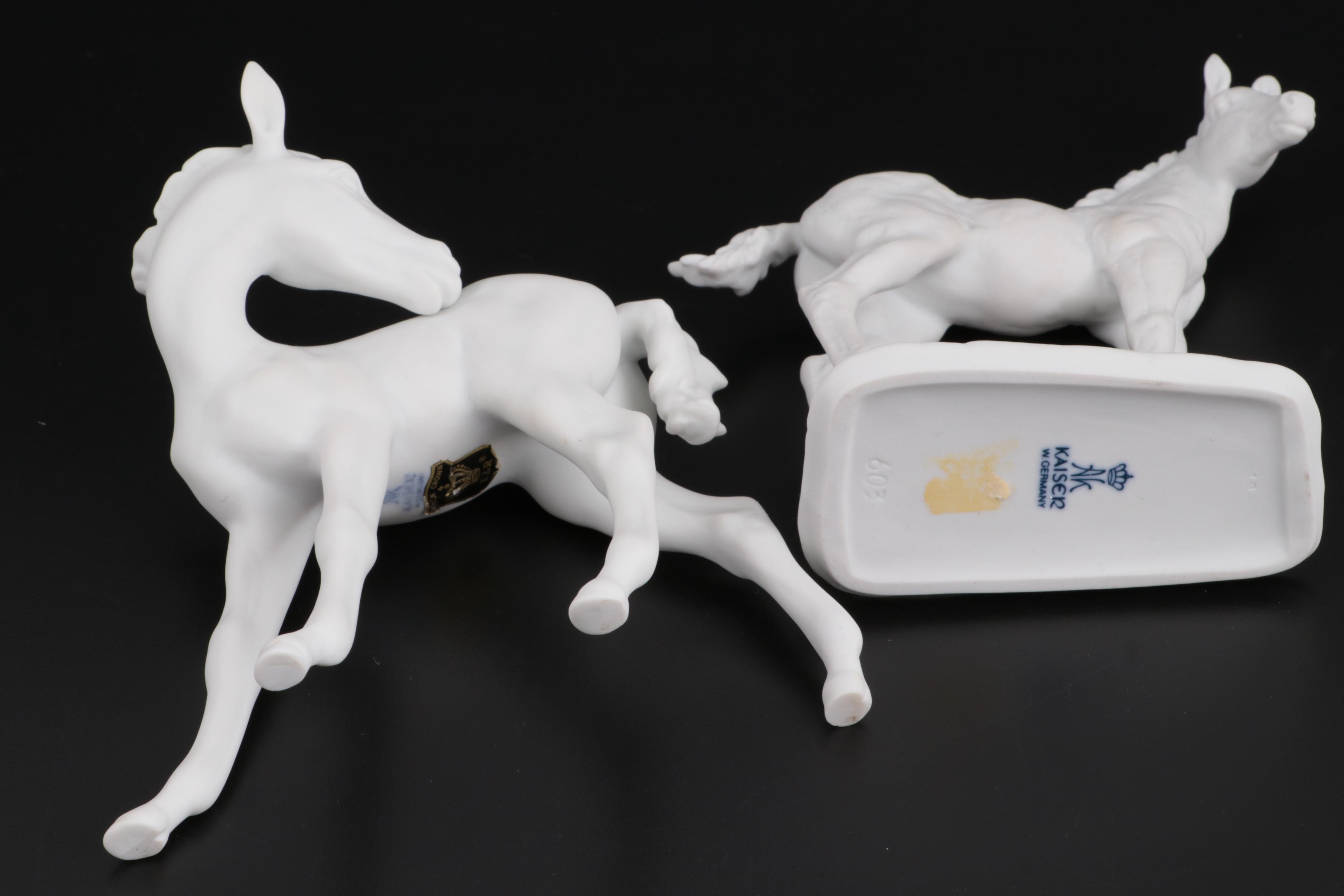 Royal Kaiser Porcelain Horse Figurines