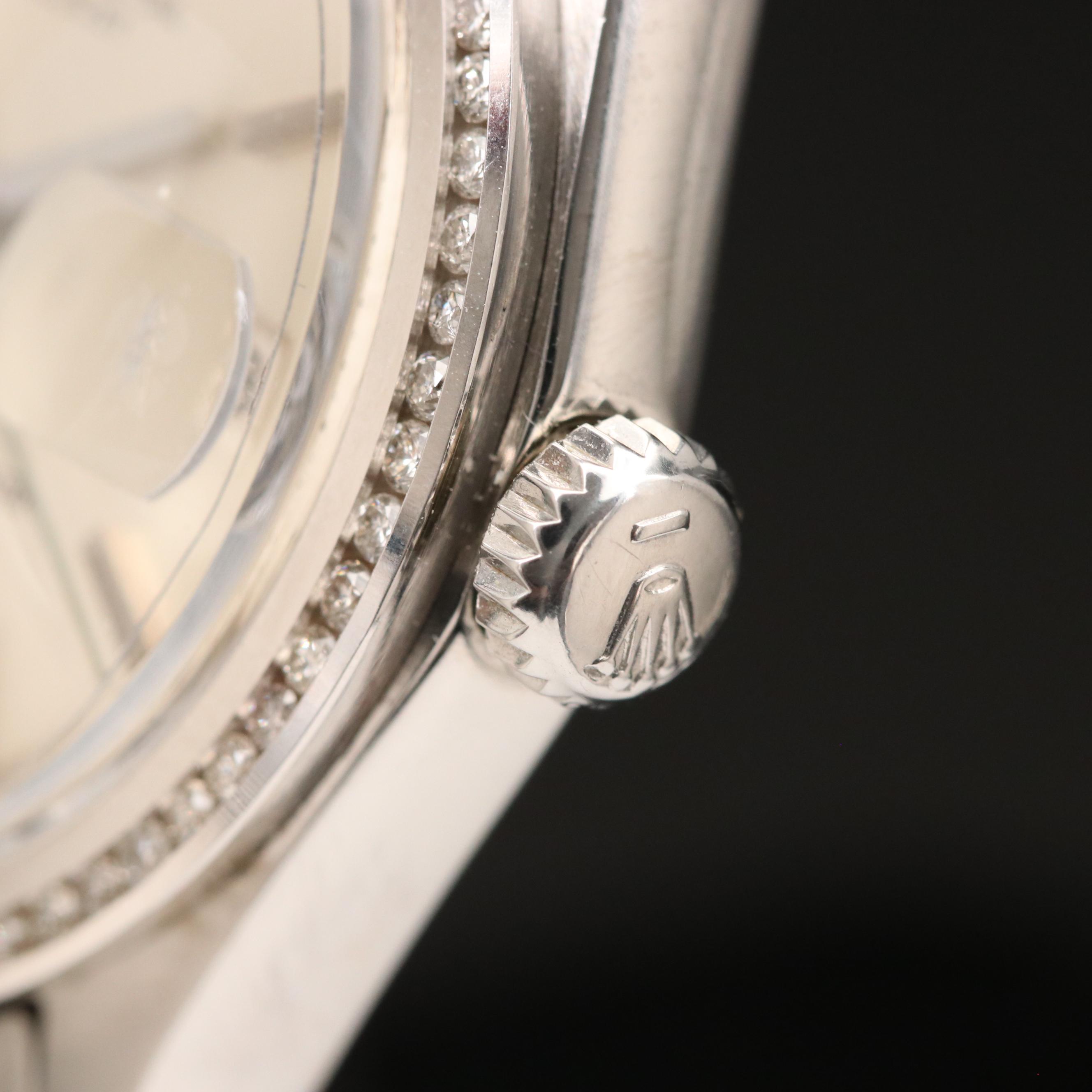 1970 Rolex Datejust 1.00 CTW Diamond Watch