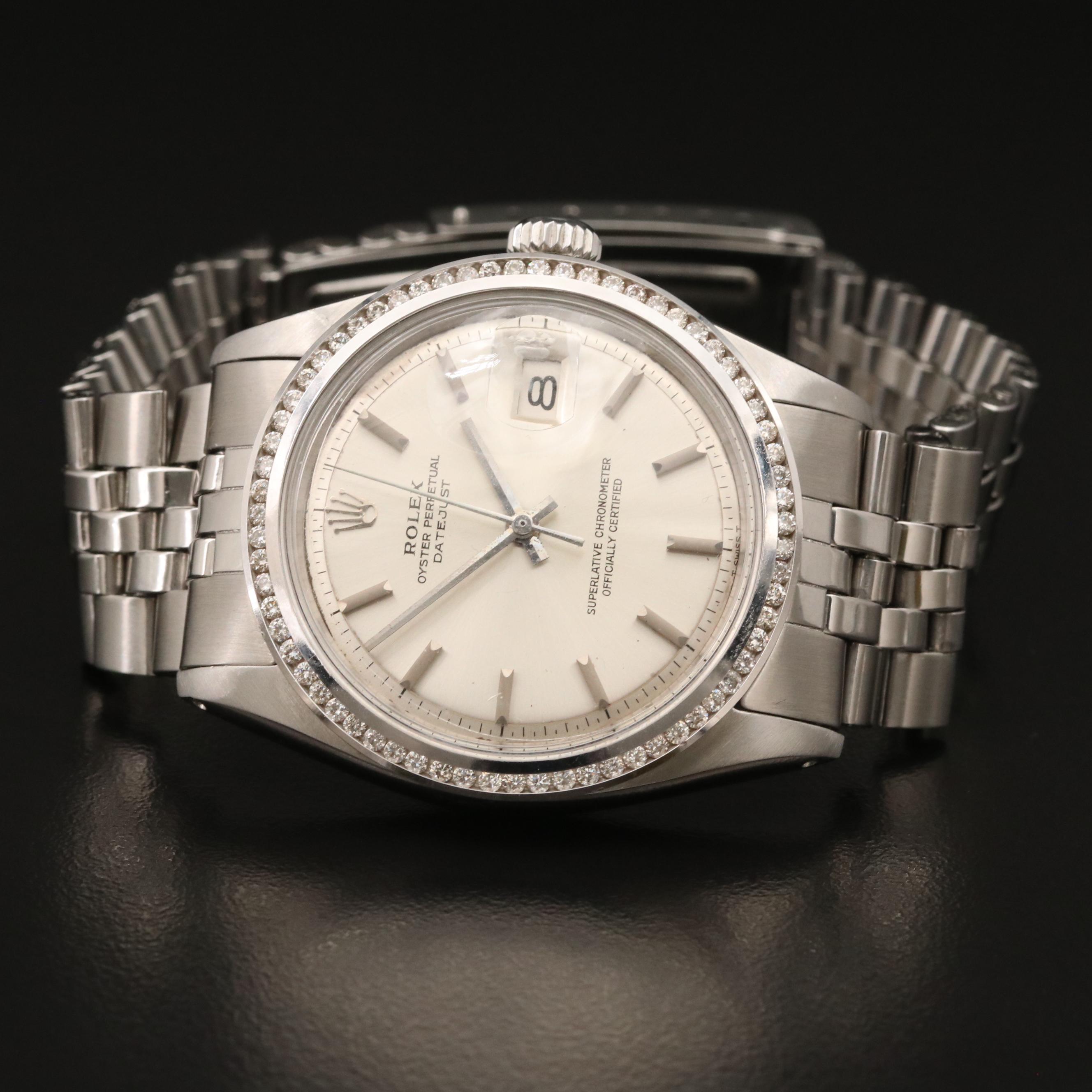 1970 Rolex Datejust 1.00 CTW Diamond Watch