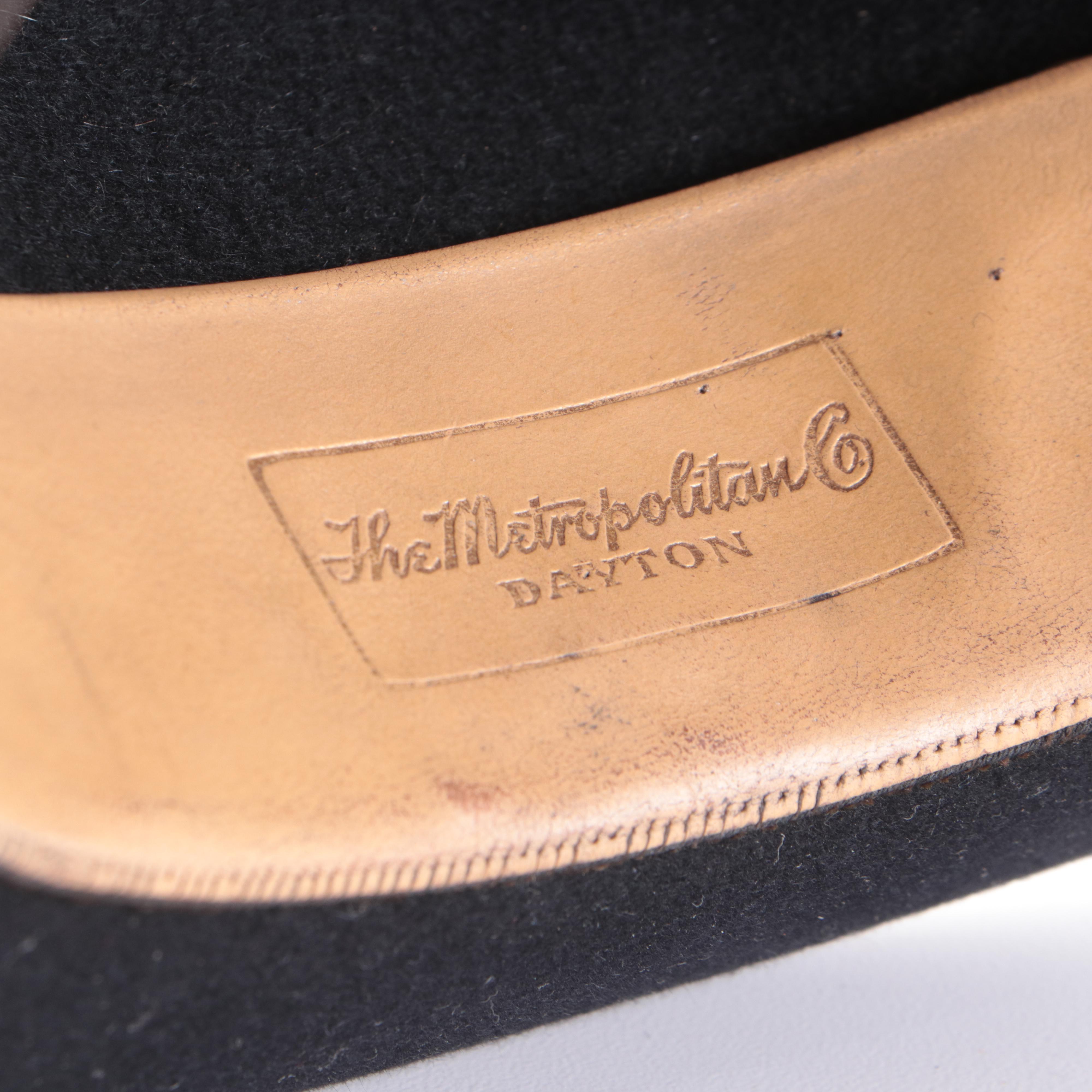 Dobbs Black Felted Wool Bowler Hat with Cavanagh Hat Box from The Metropolitan