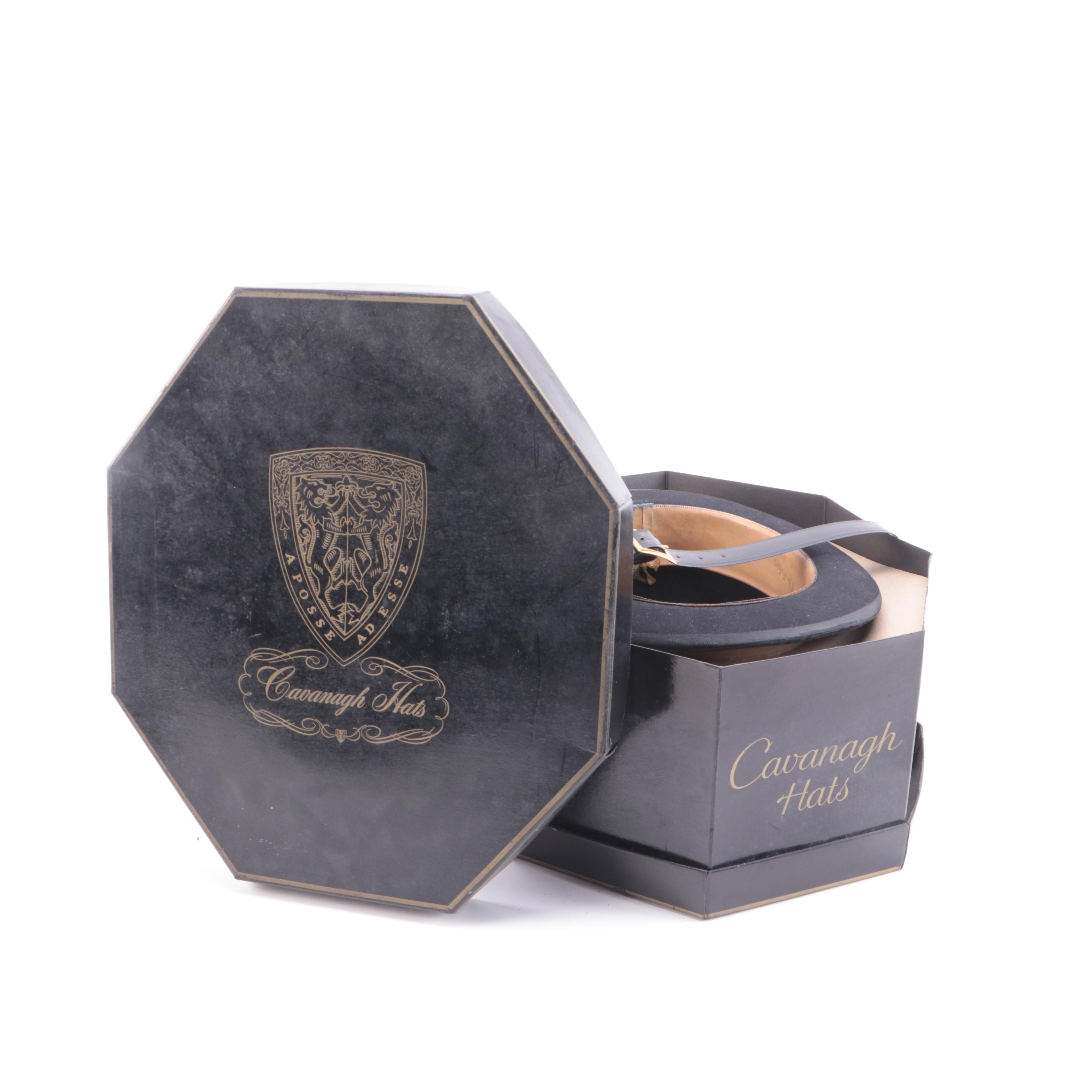 Dobbs Black Felted Wool Bowler Hat with Cavanagh Hat Box from The Metropolitan