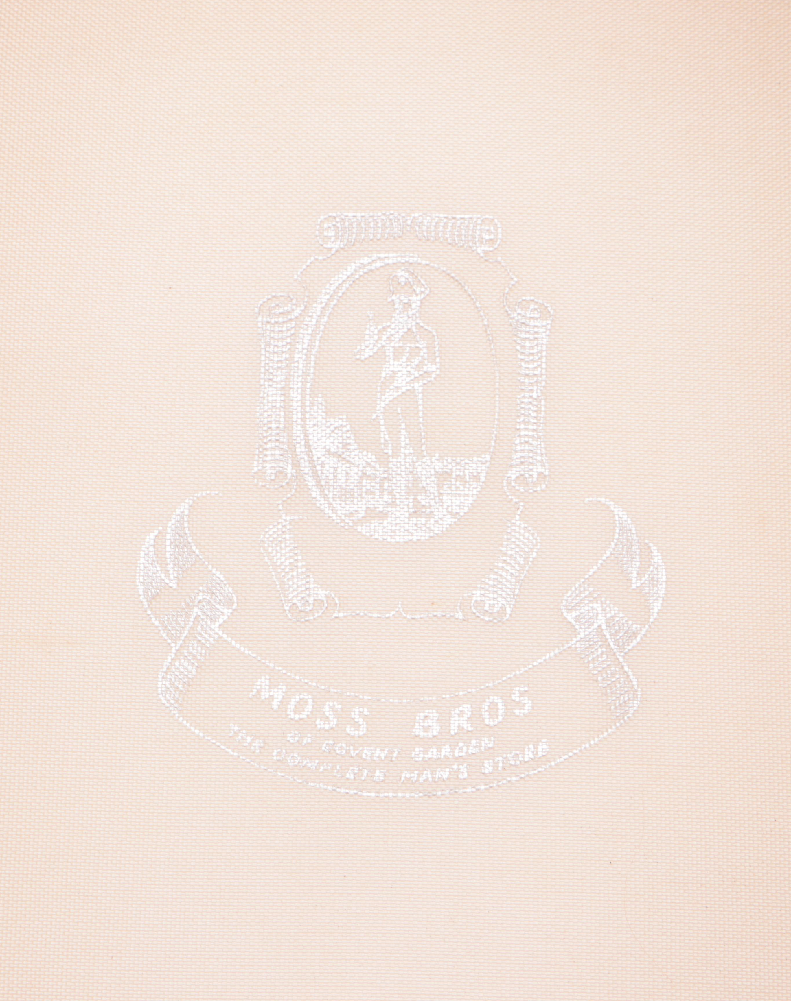 Moss Bros Black Beaver Fur Silk Plush Top Hat with Unmarked Box