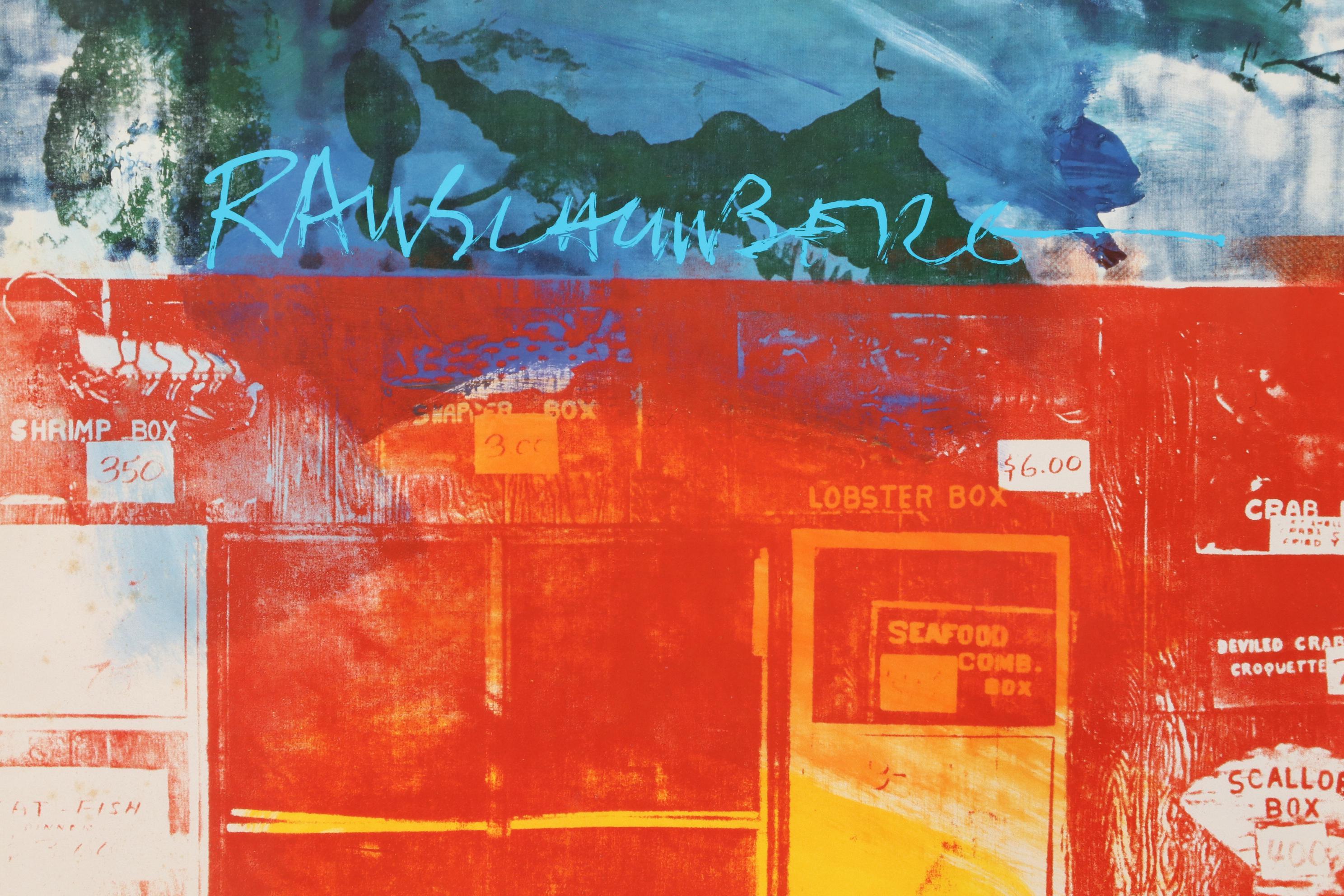 Robert Rauschenberg Offset Lithograph Poster "Edison Community College..."