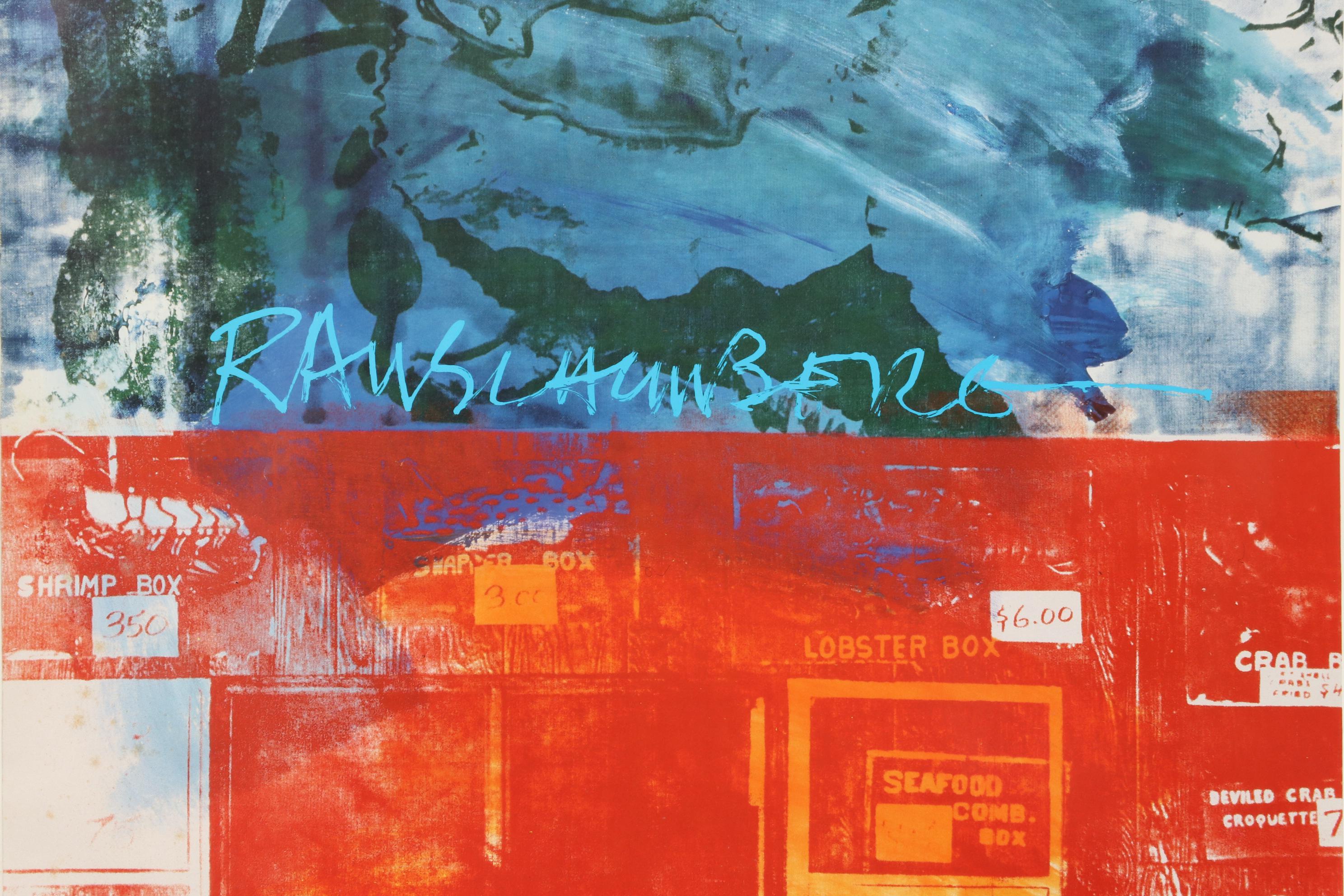 Robert Rauschenberg Offset Lithograph Poster "Edison Community College..."