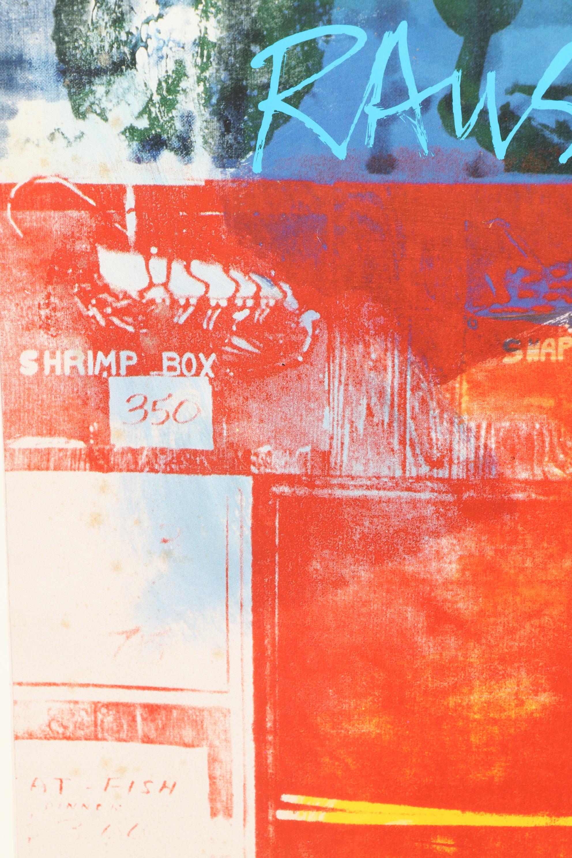 Robert Rauschenberg Offset Lithograph Poster "Edison Community College..."