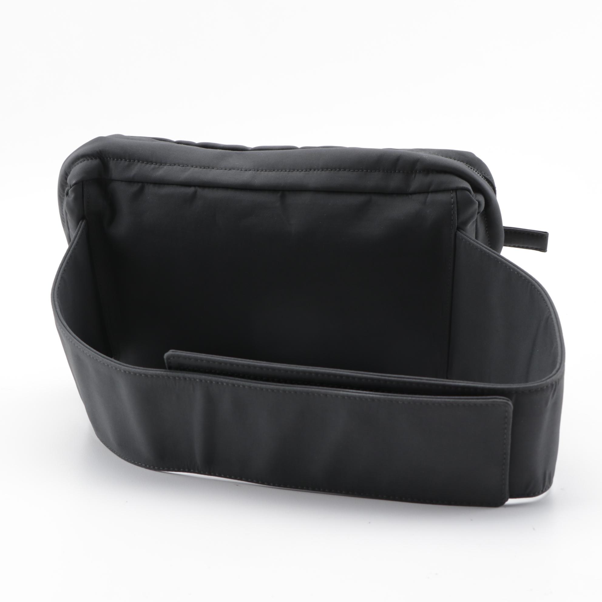 Prada Sport Grey Nylon Zipper Belt Bag