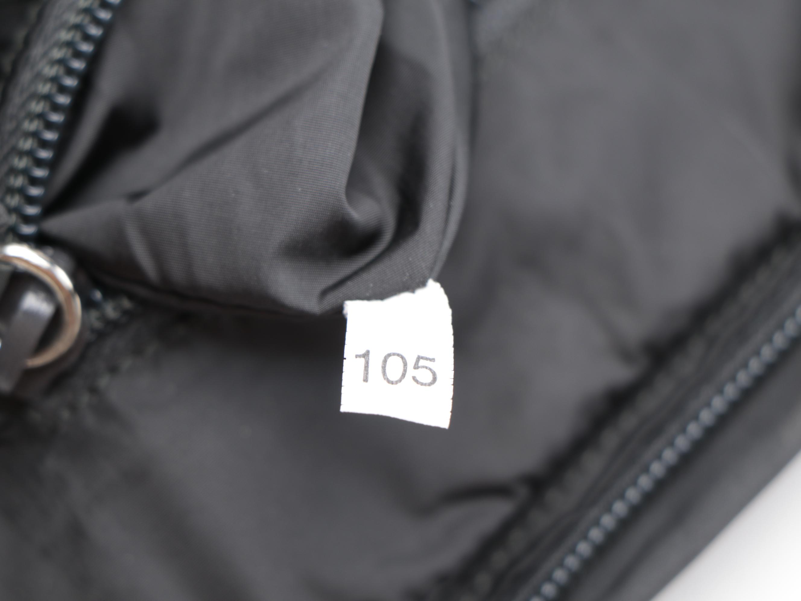 Prada Sport Grey Nylon Zipper Belt Bag