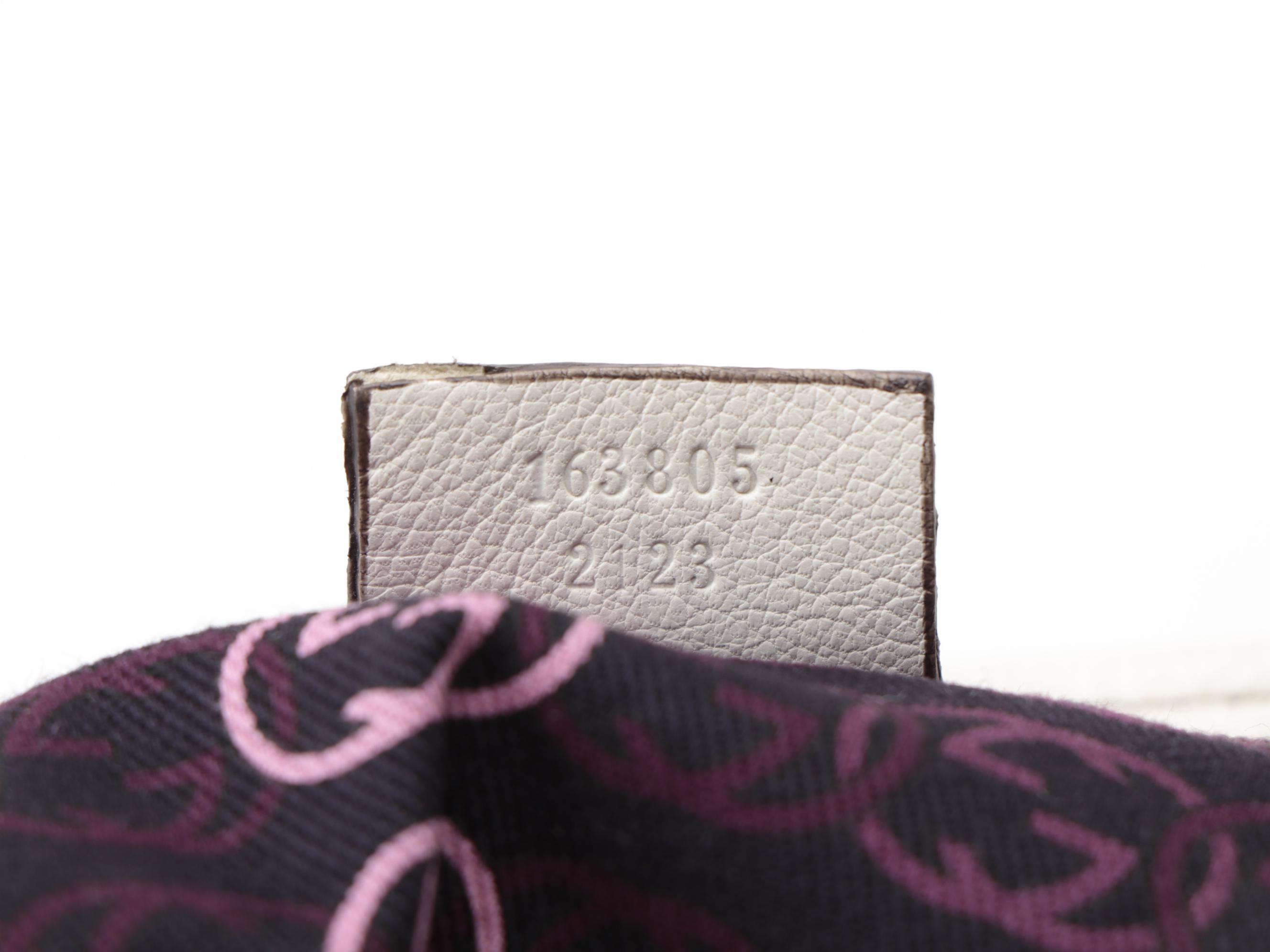 Gucci White Leather Princy Web Bow Tote