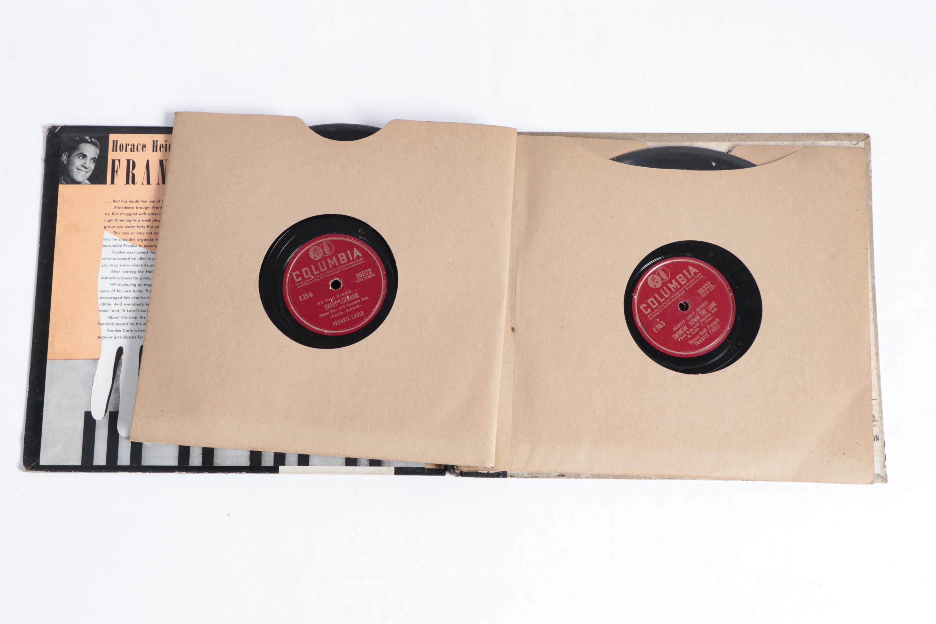 Frankie Carle Piano with Russian and German Folk Music Record Albums