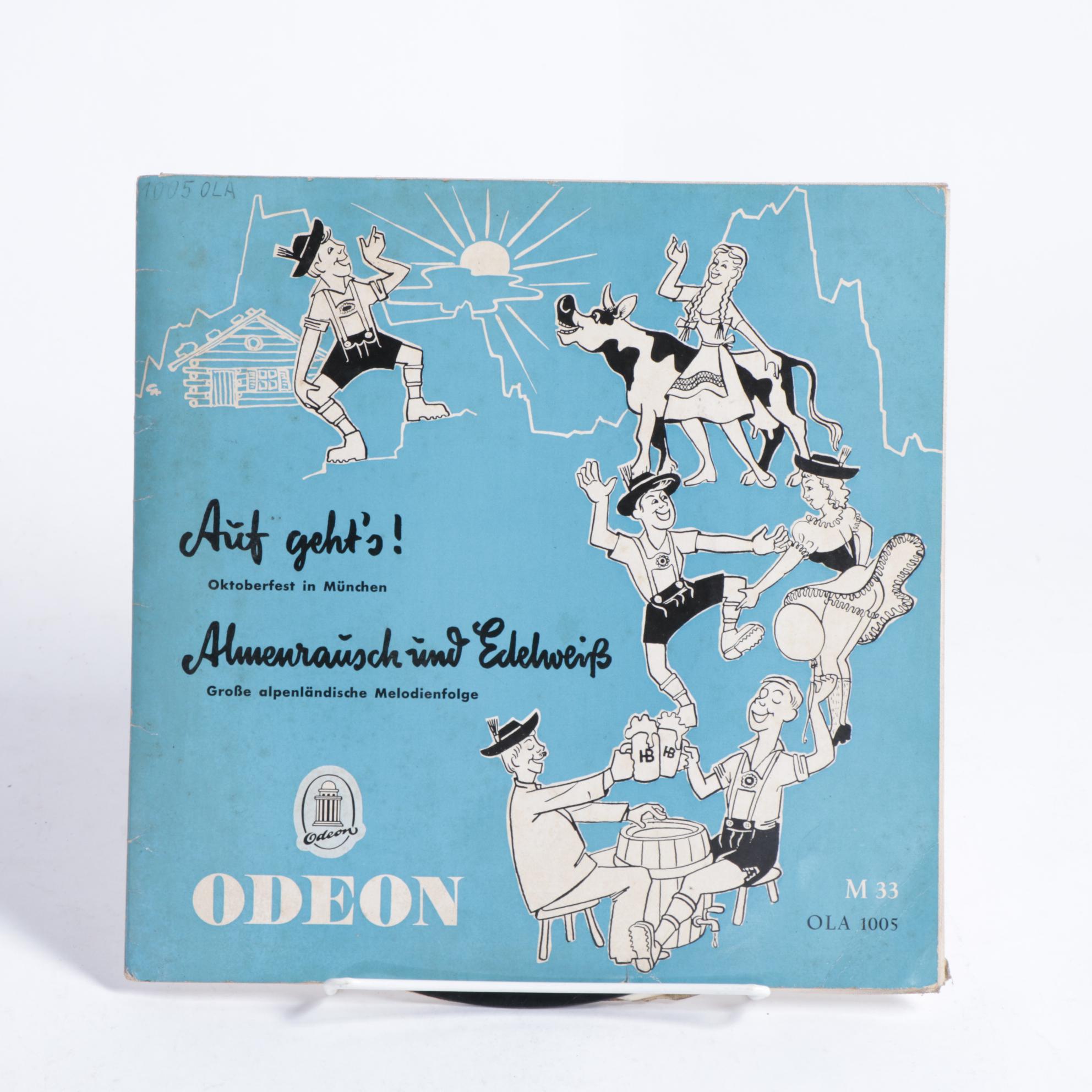 Frankie Carle Piano with Russian and German Folk Music Record Albums