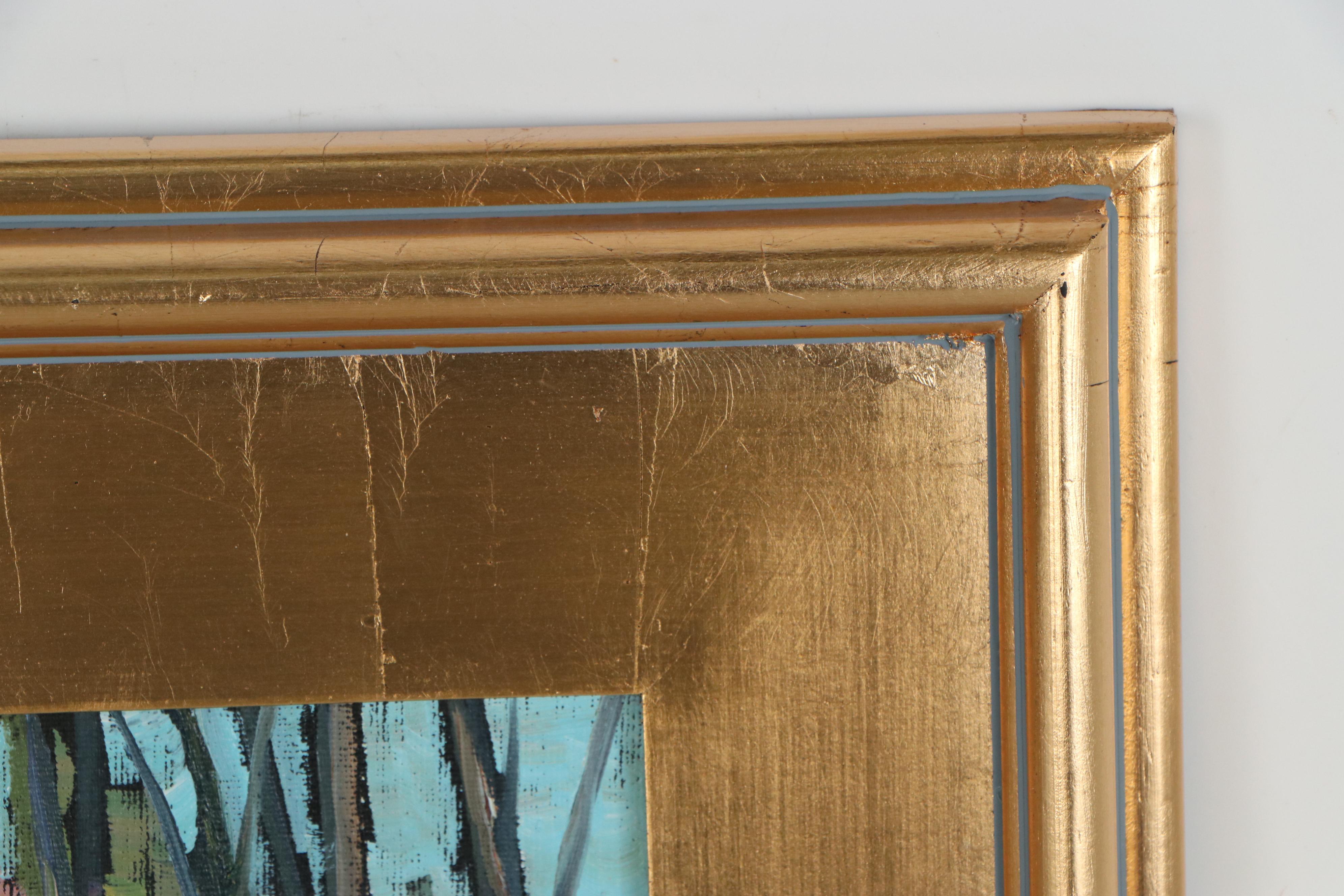 Wiliam Hawkins Impressionist Style Landscape Oil Painting, 21st Century