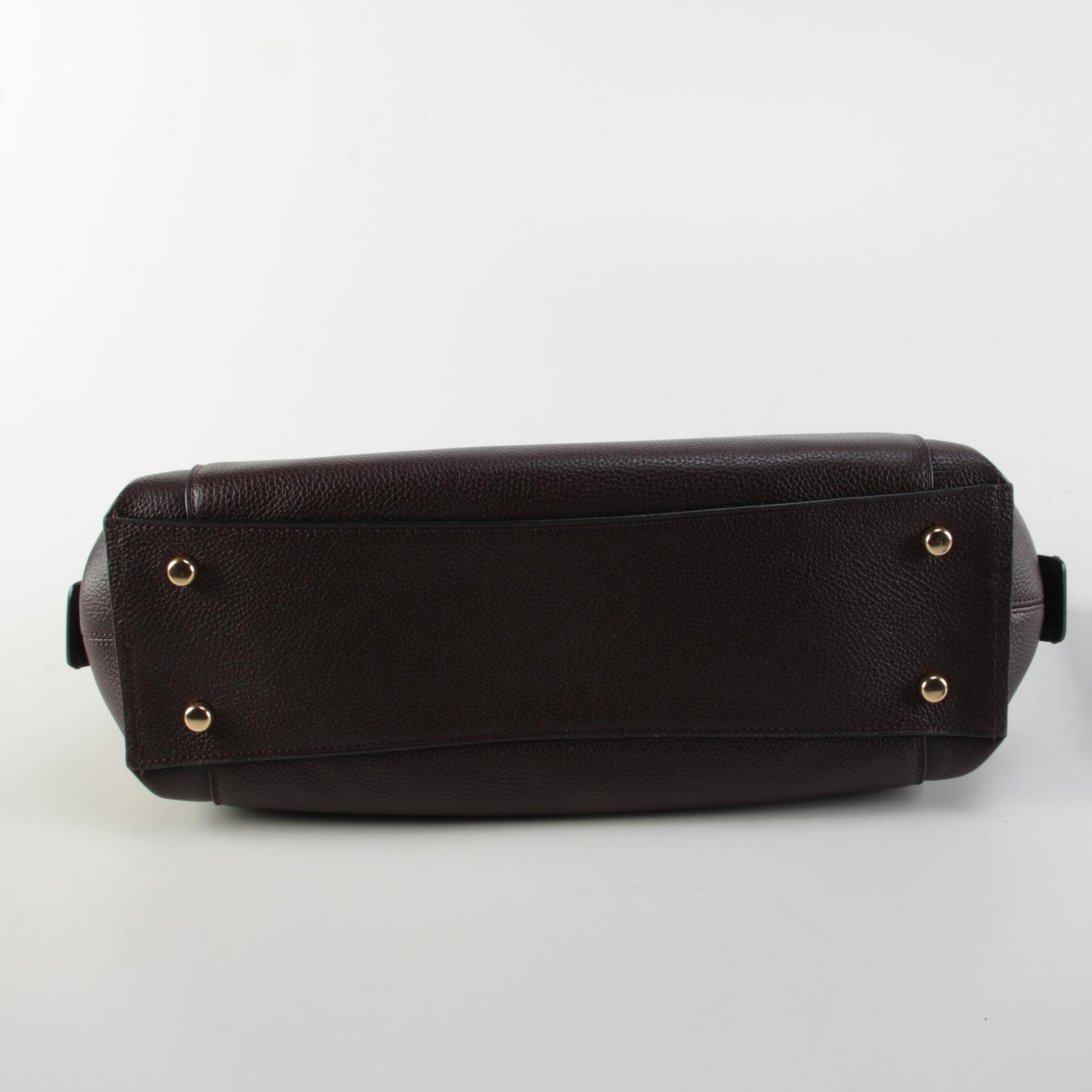 Coach Dalton 31 Shoulder Bag in Oxblood Leather