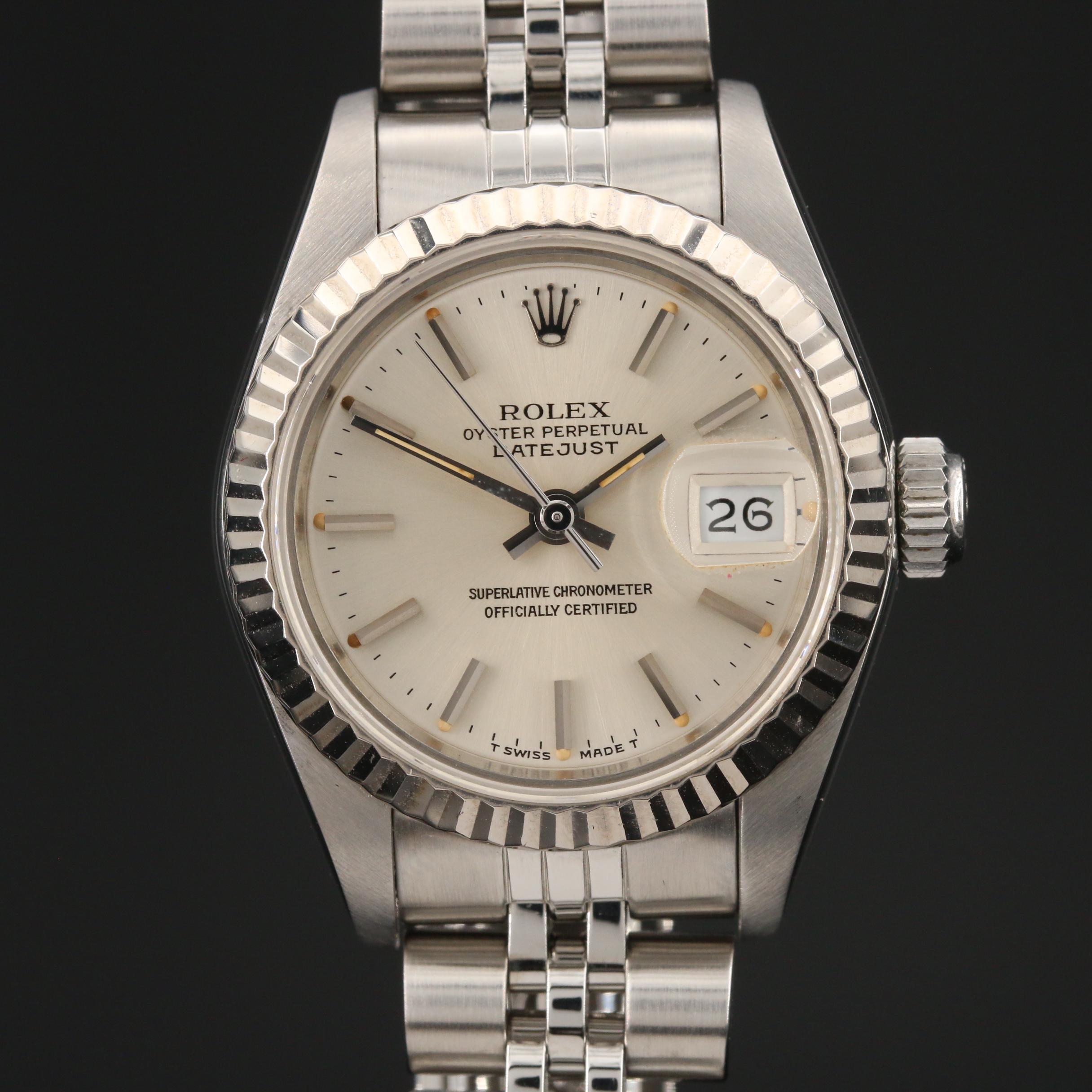 1985 Rolex Datejust 18K and Stainless Steel Watch