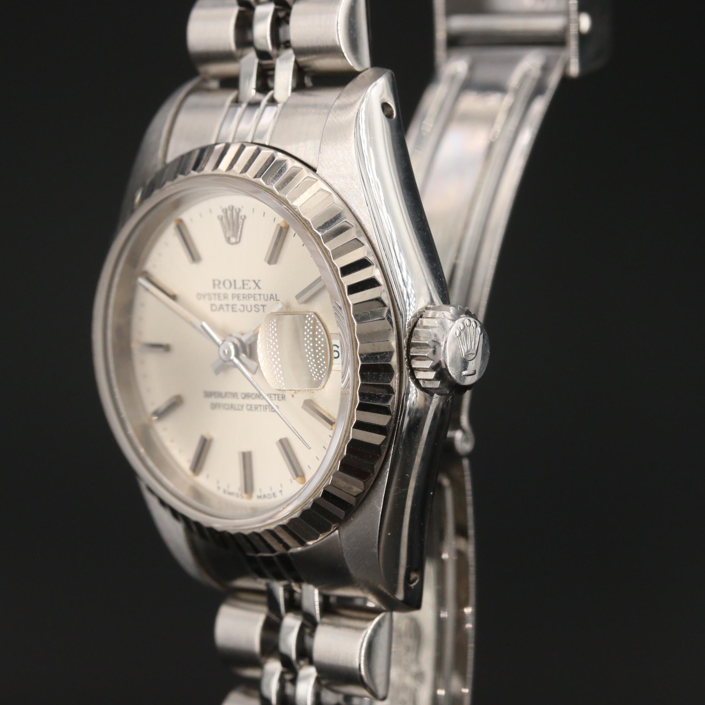 1985 Rolex Datejust 18K and Stainless Steel Watch