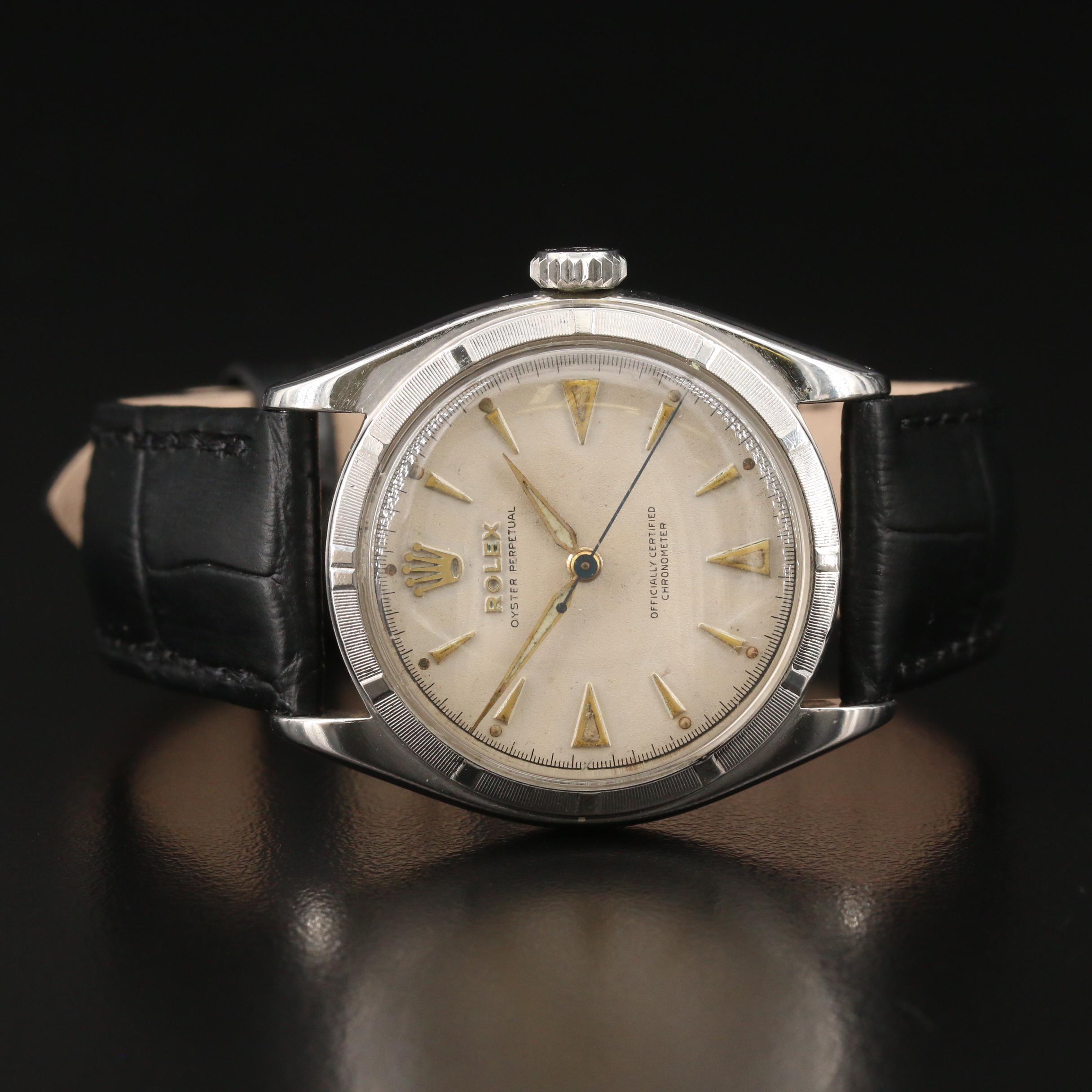 Vintage Rolex Bubbleback Watch