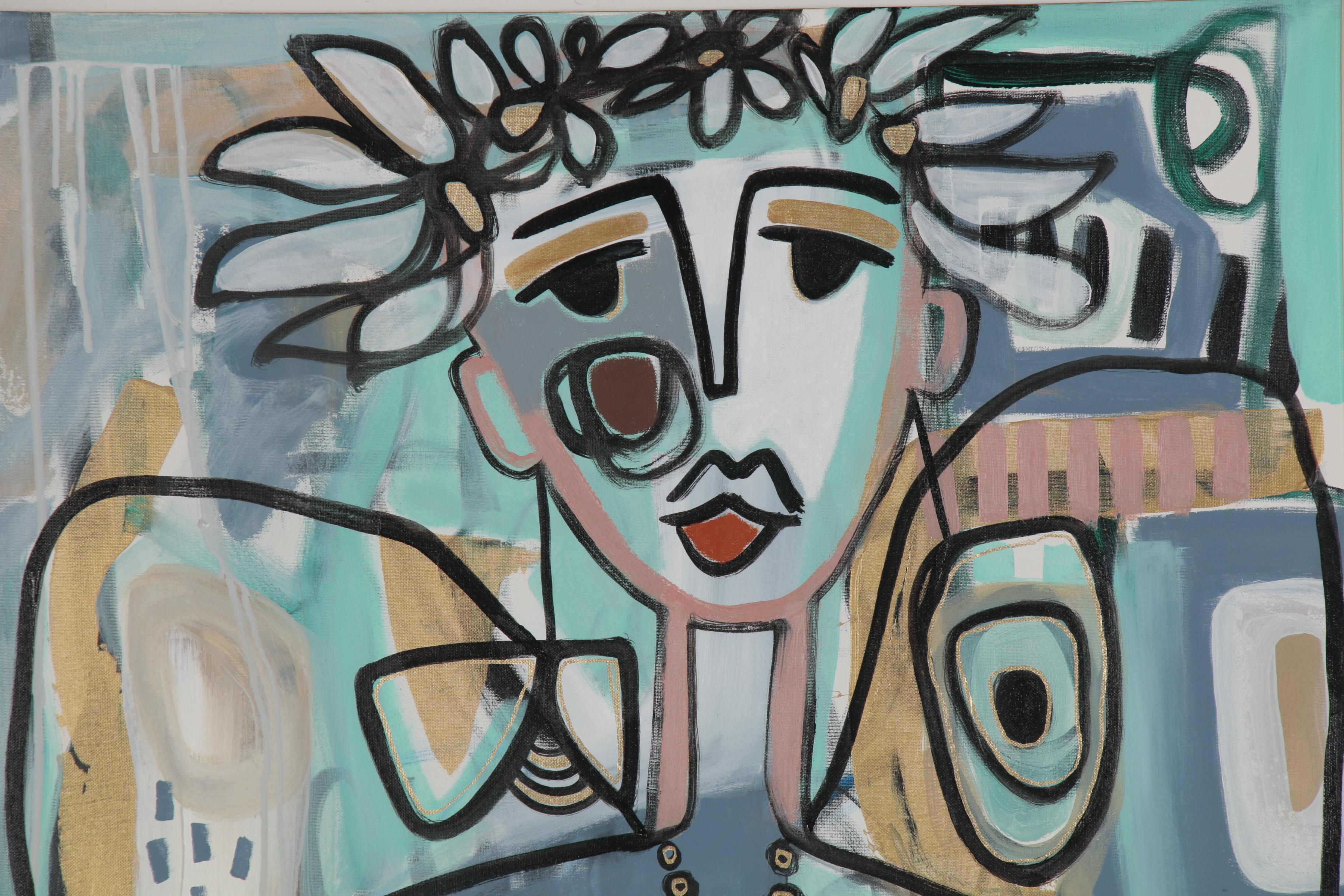 Jordan Howell Acrylic Painting "The Last 2020 Angel"