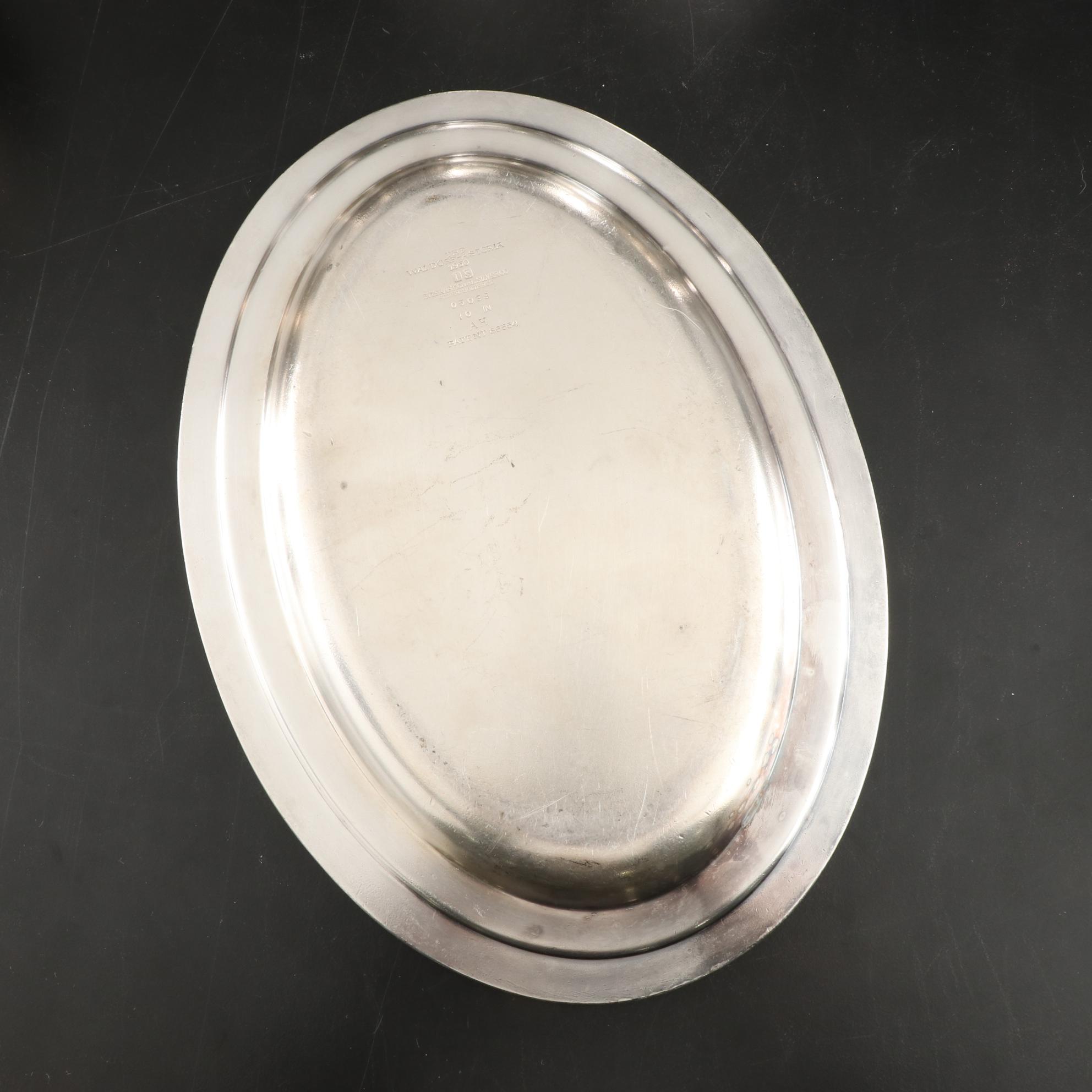 International Silver Co. The Waldorf Astoria with Other Hotel Silver Tableware