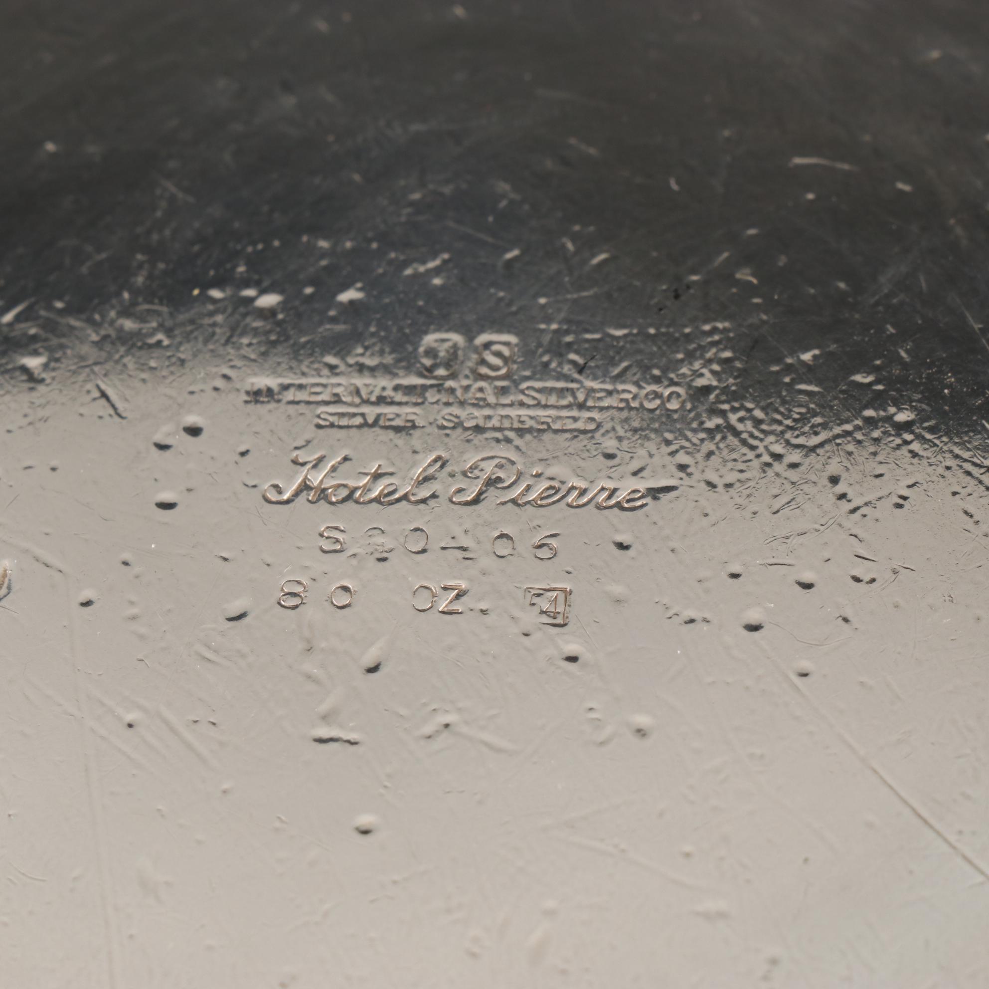 International Silver Co. The Waldorf Astoria with Other Hotel Silver Tableware