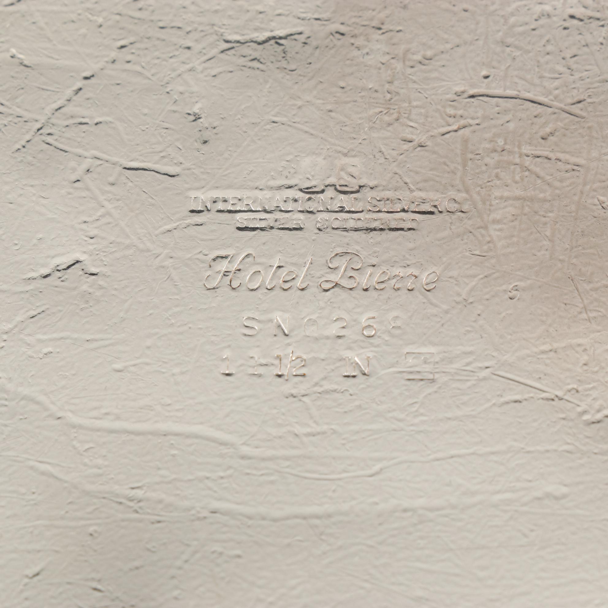 International Silver Co. The Waldorf Astoria with Other Hotel Silver Tableware