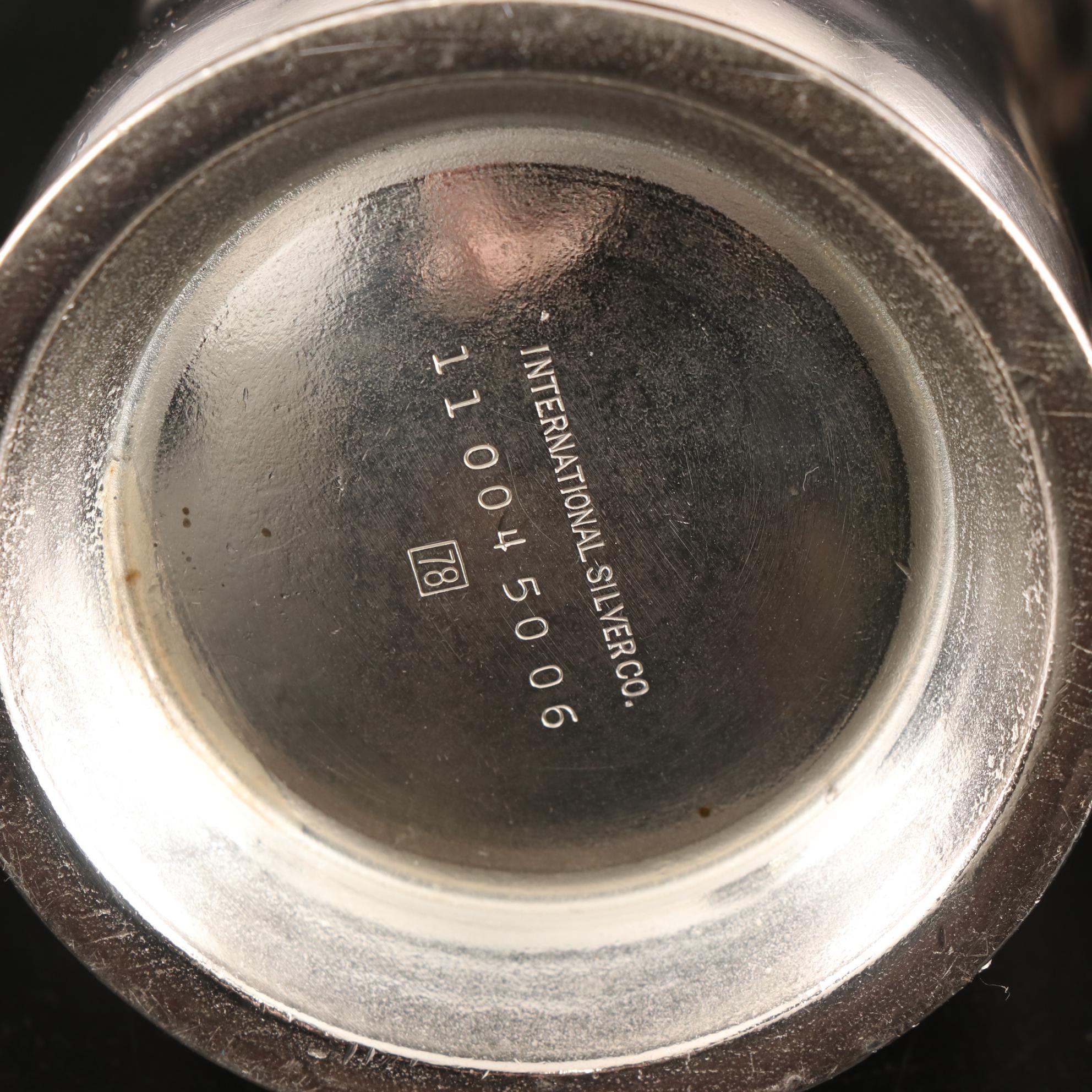 International Silver Co. The Waldorf Astoria with Other Hotel Silver Tableware