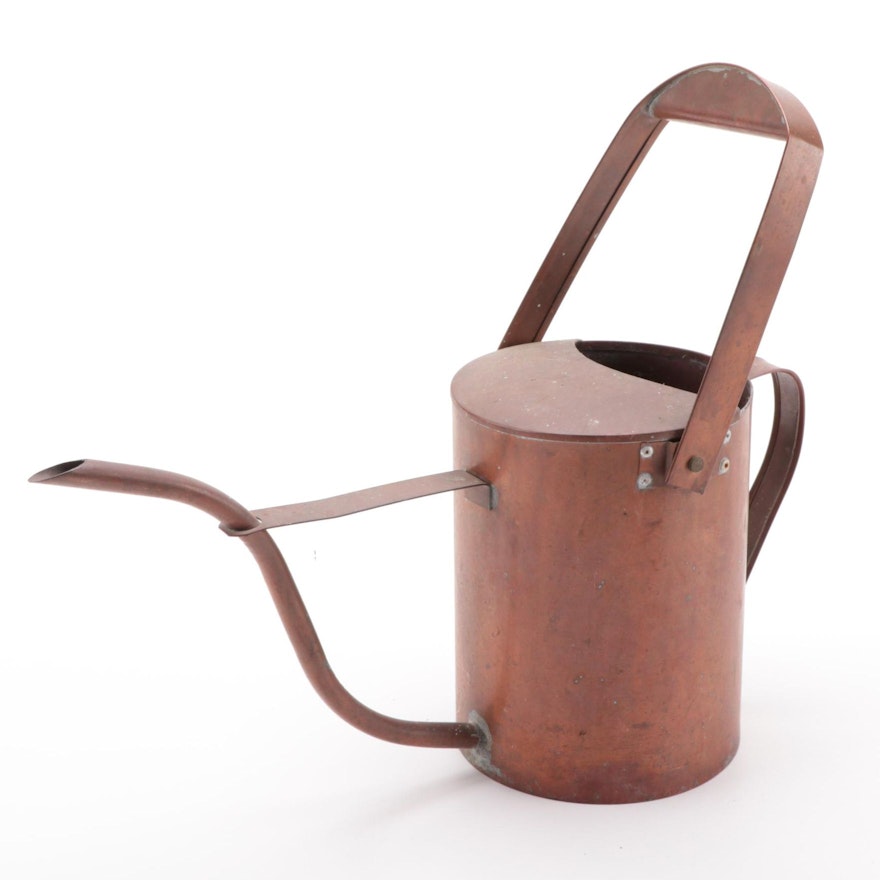 Department 56 Copper Watering Can, Late 20th Century