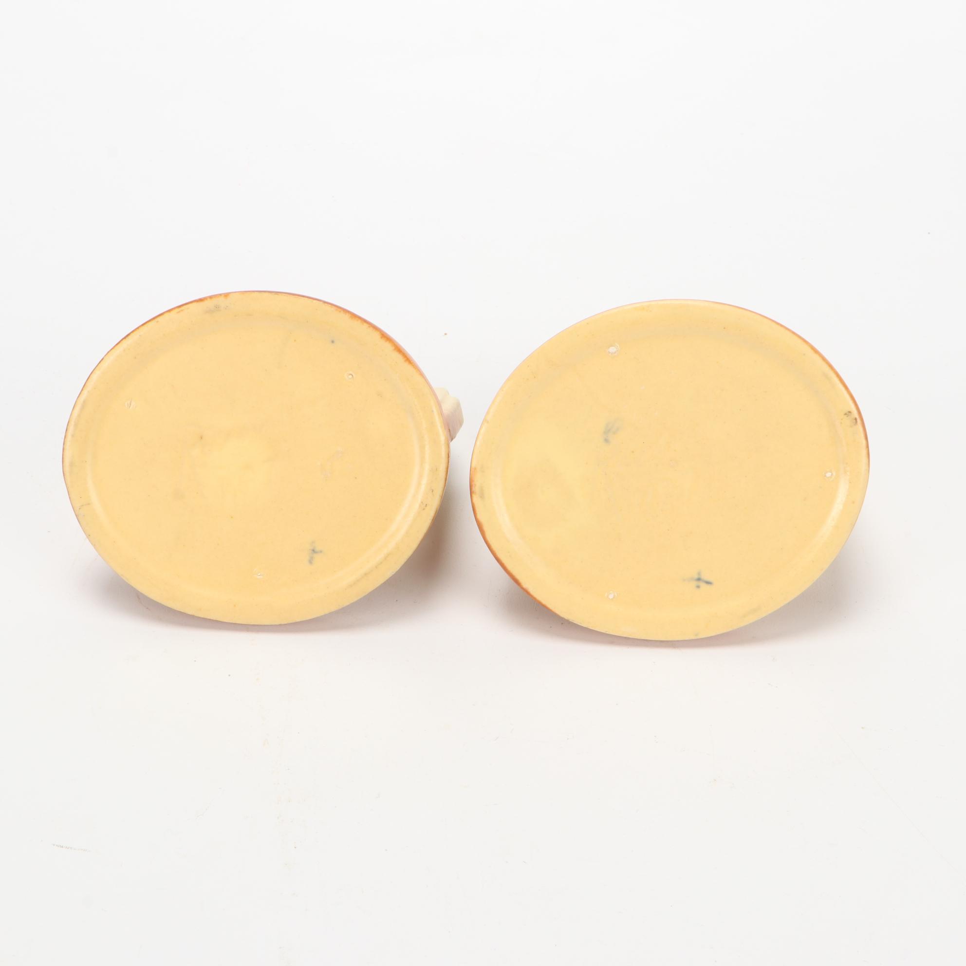 Roseville Pottery Candle Holders Including "Snowberry," "Ixia," and More