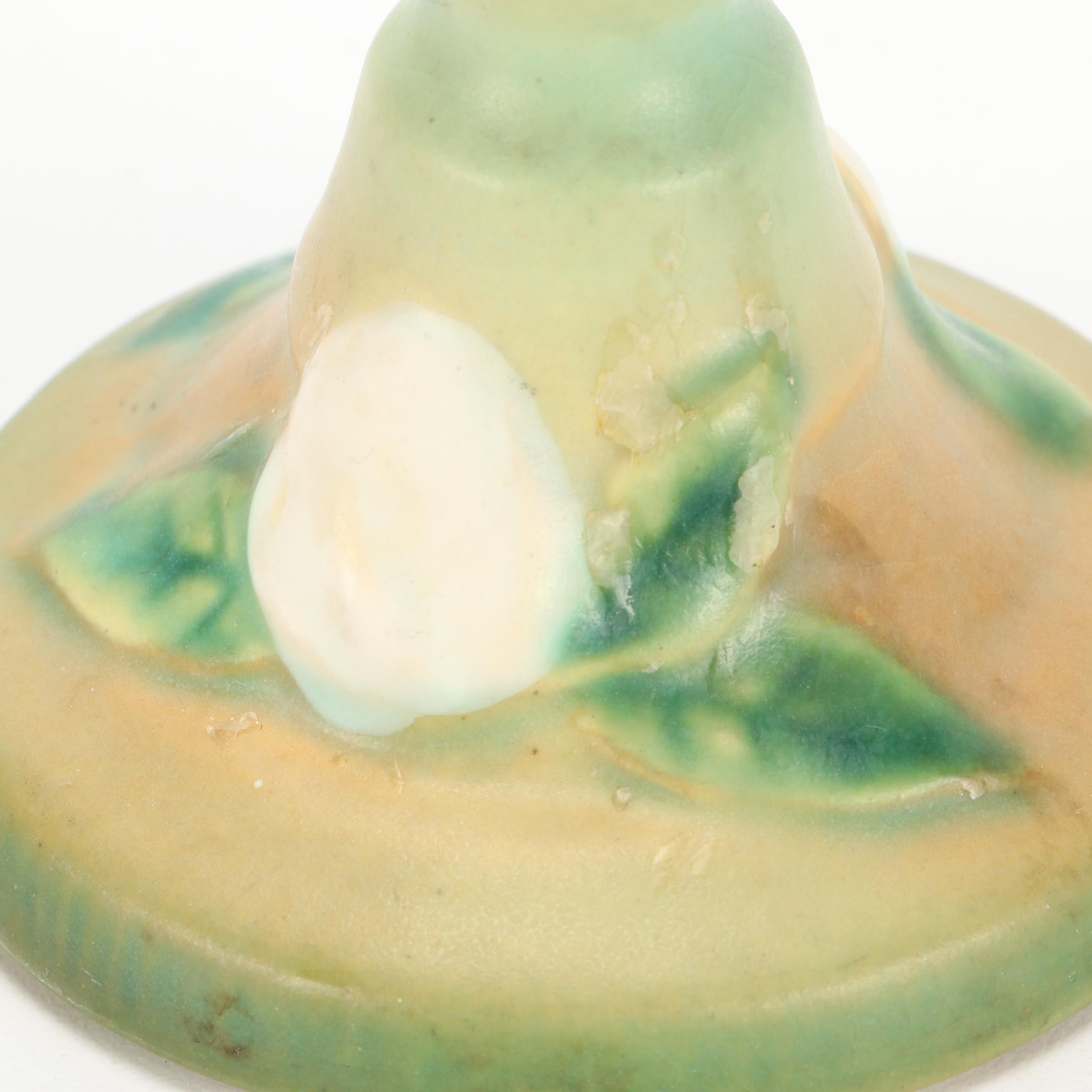 Roseville Pottery Candle Holders Including "Snowberry," "Ixia," and More