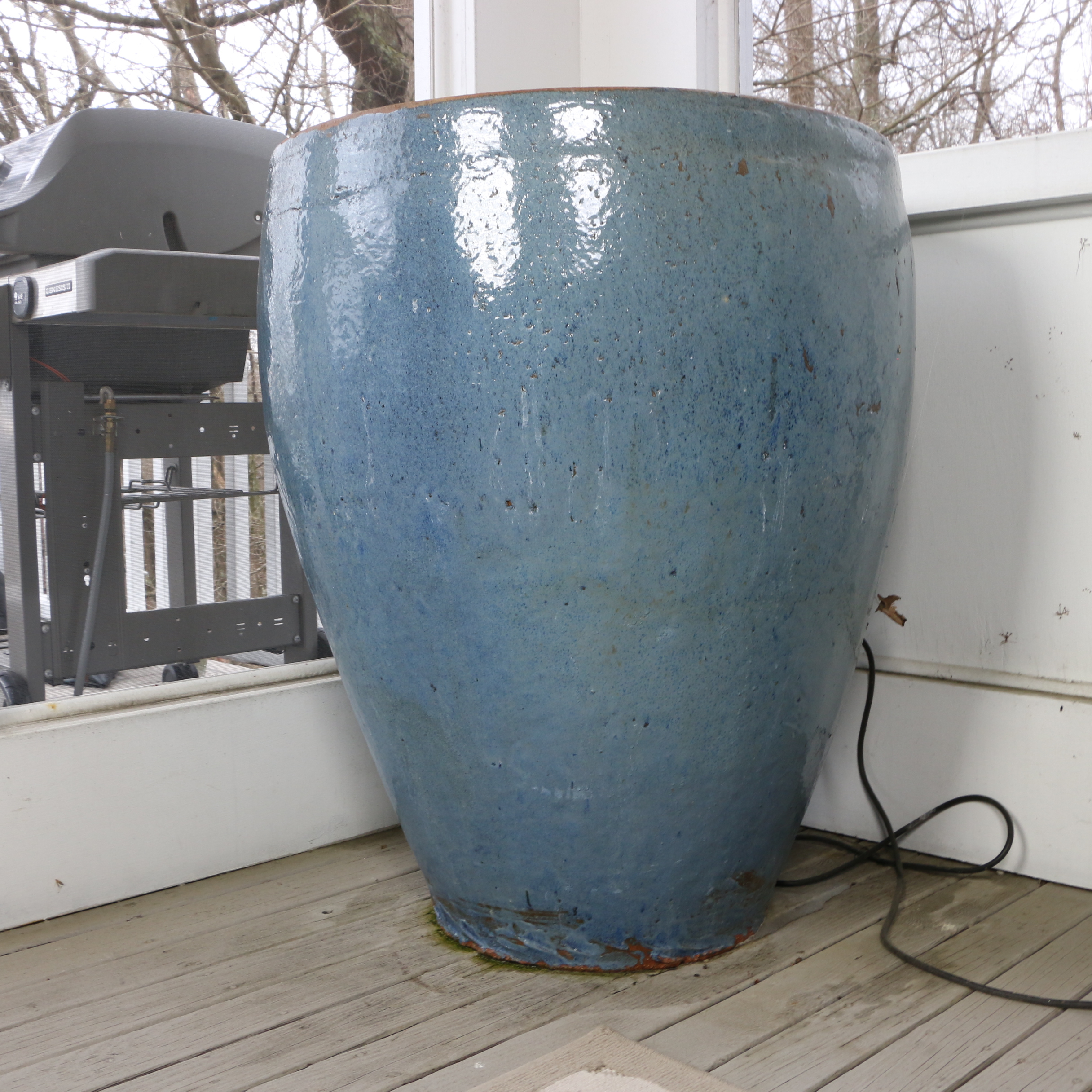 Glazed Earthenware Outdoor Floor Fountain
