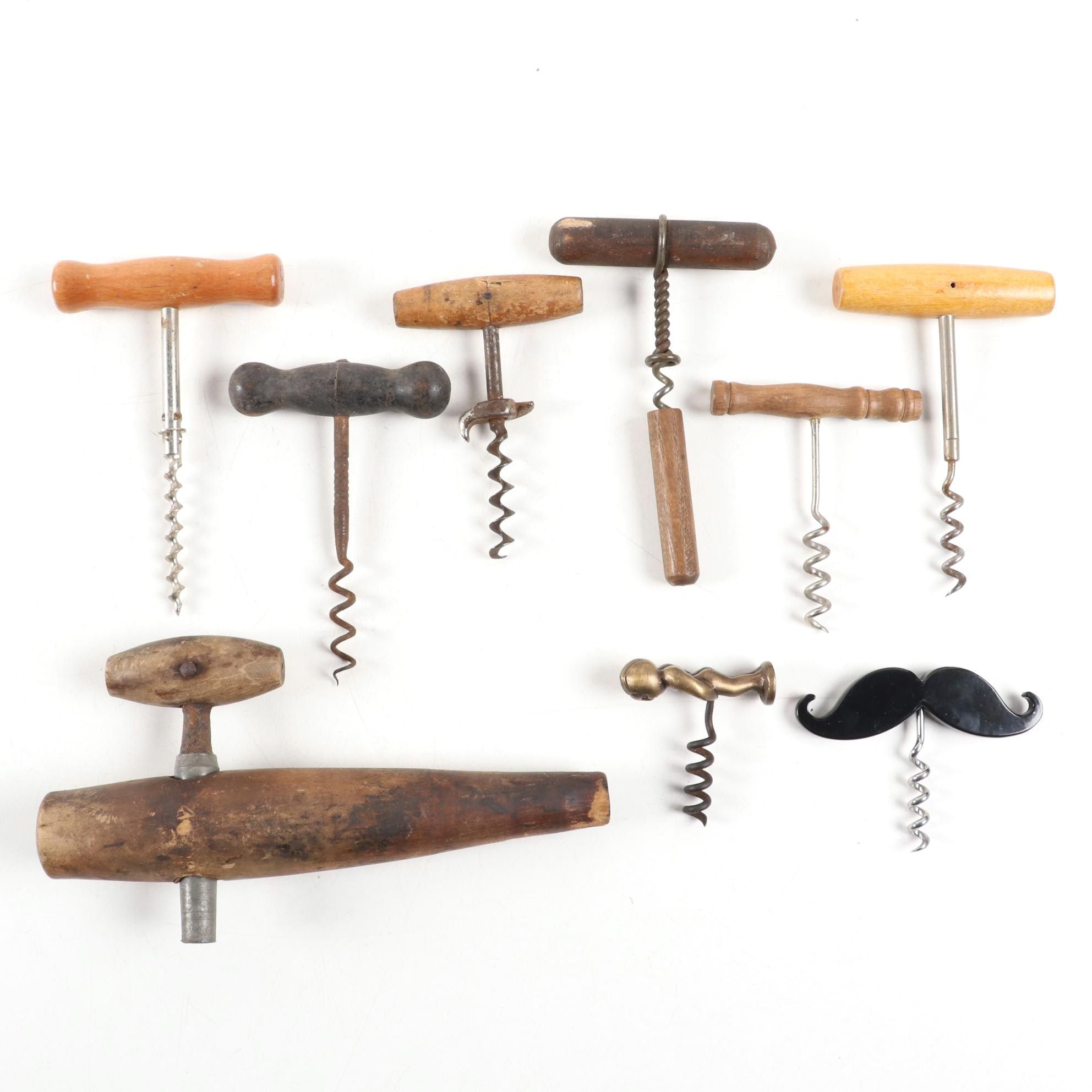 Wooden Altschul Distiller Co. Corkscrew, "Manneken Pis" Corkscrew, and More