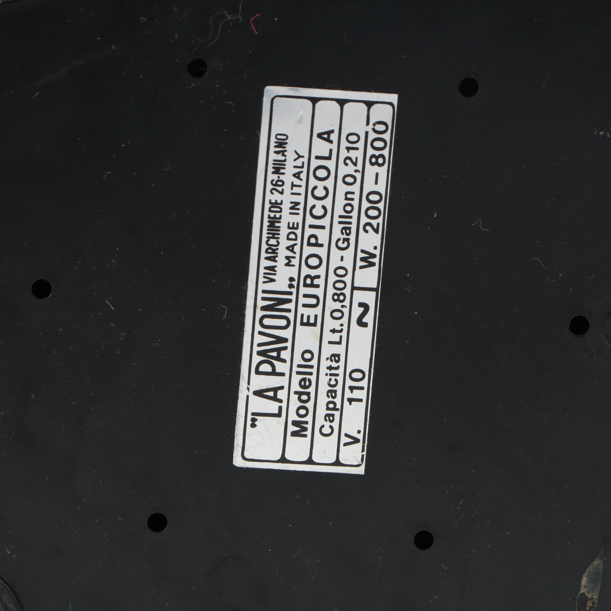 La Pavoni "Europiccola" Espresso Machine