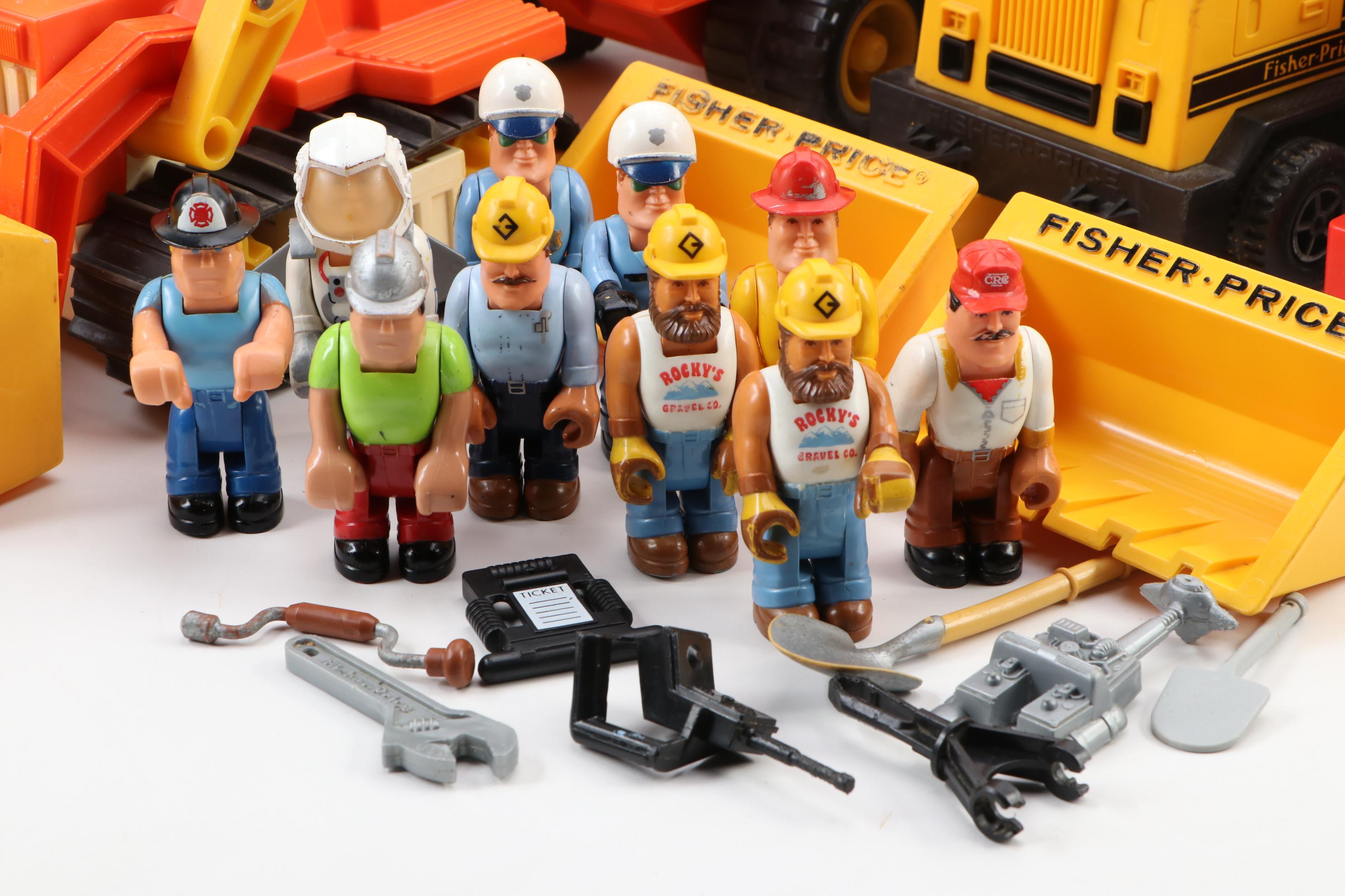 Fisher-Price Construction Toys with People Figures and Tools