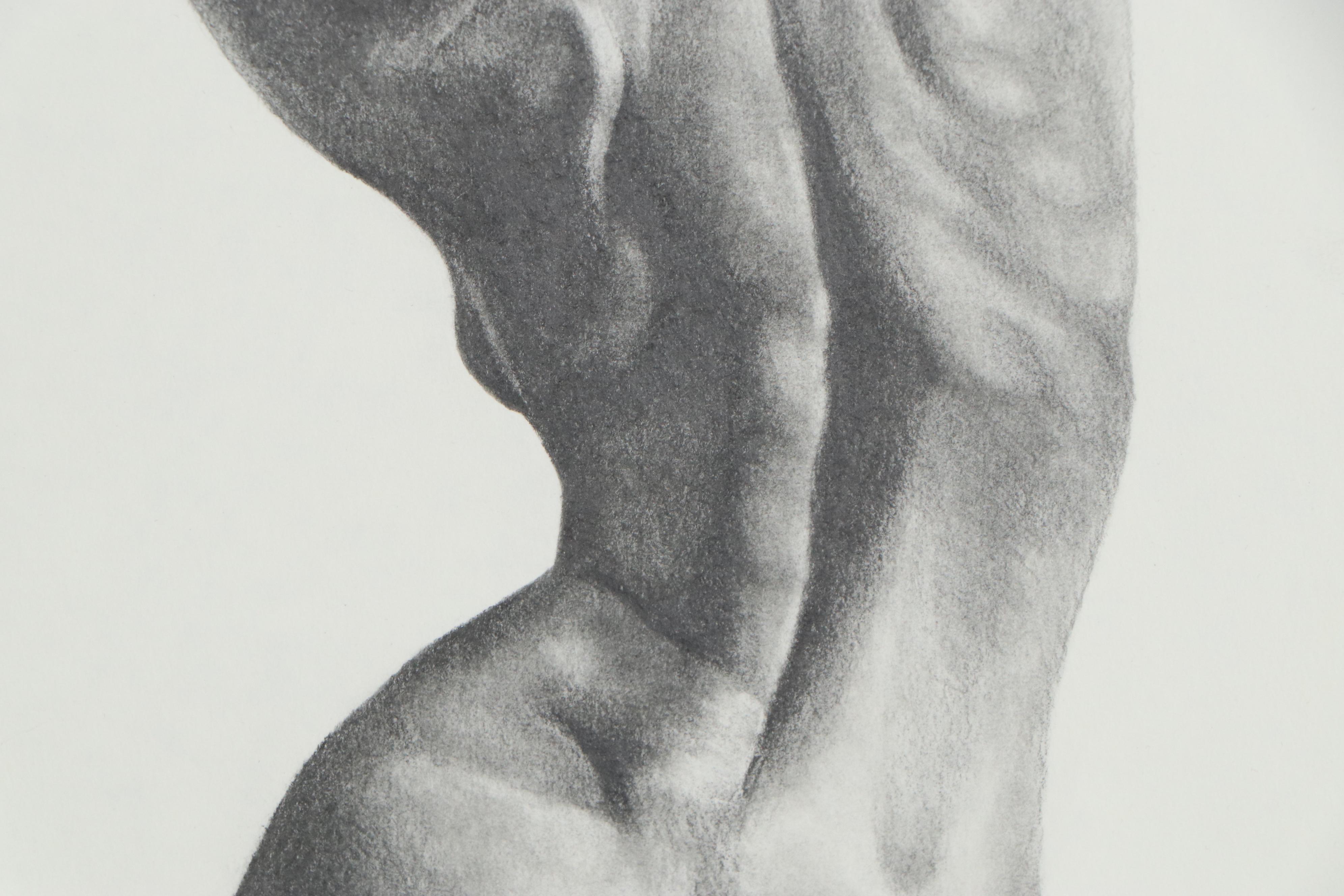 Graphite Drawing of a Female Nude, 21st Century