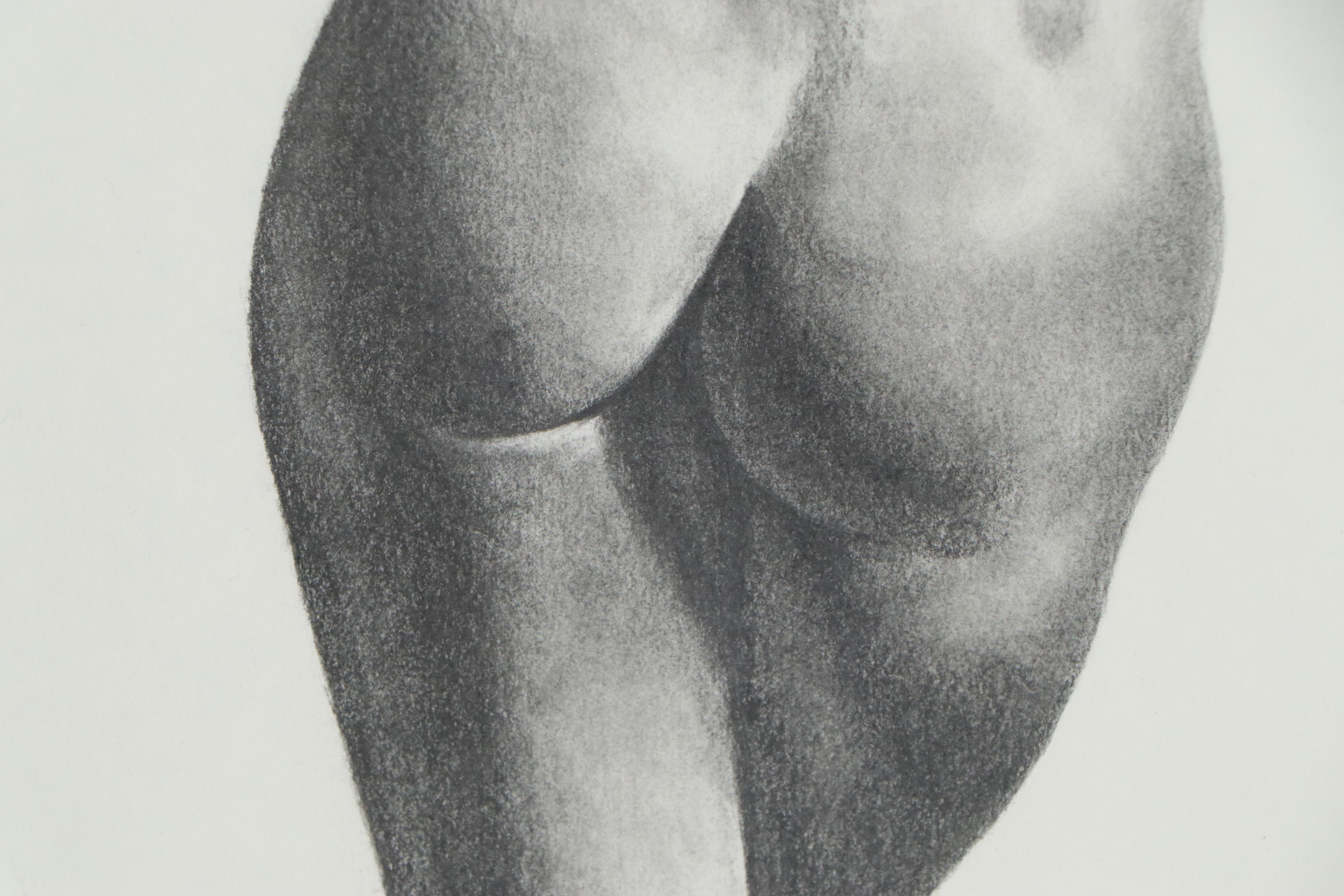 Graphite Drawing of a Female Nude, 21st Century