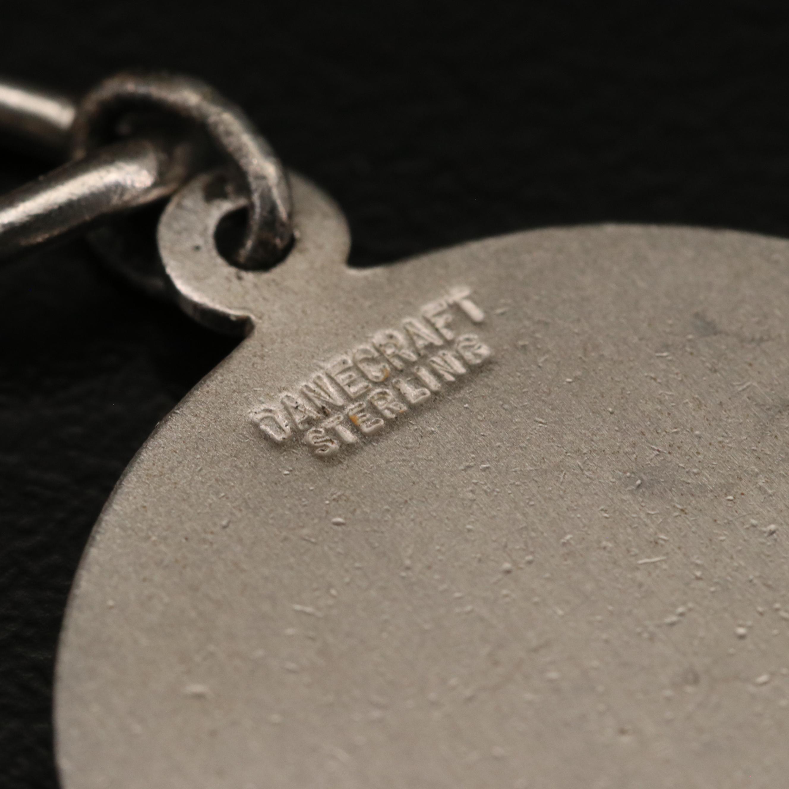 Rhinestone and Enamel Charm Bracelets Including 800 and Sterling Silver Charms