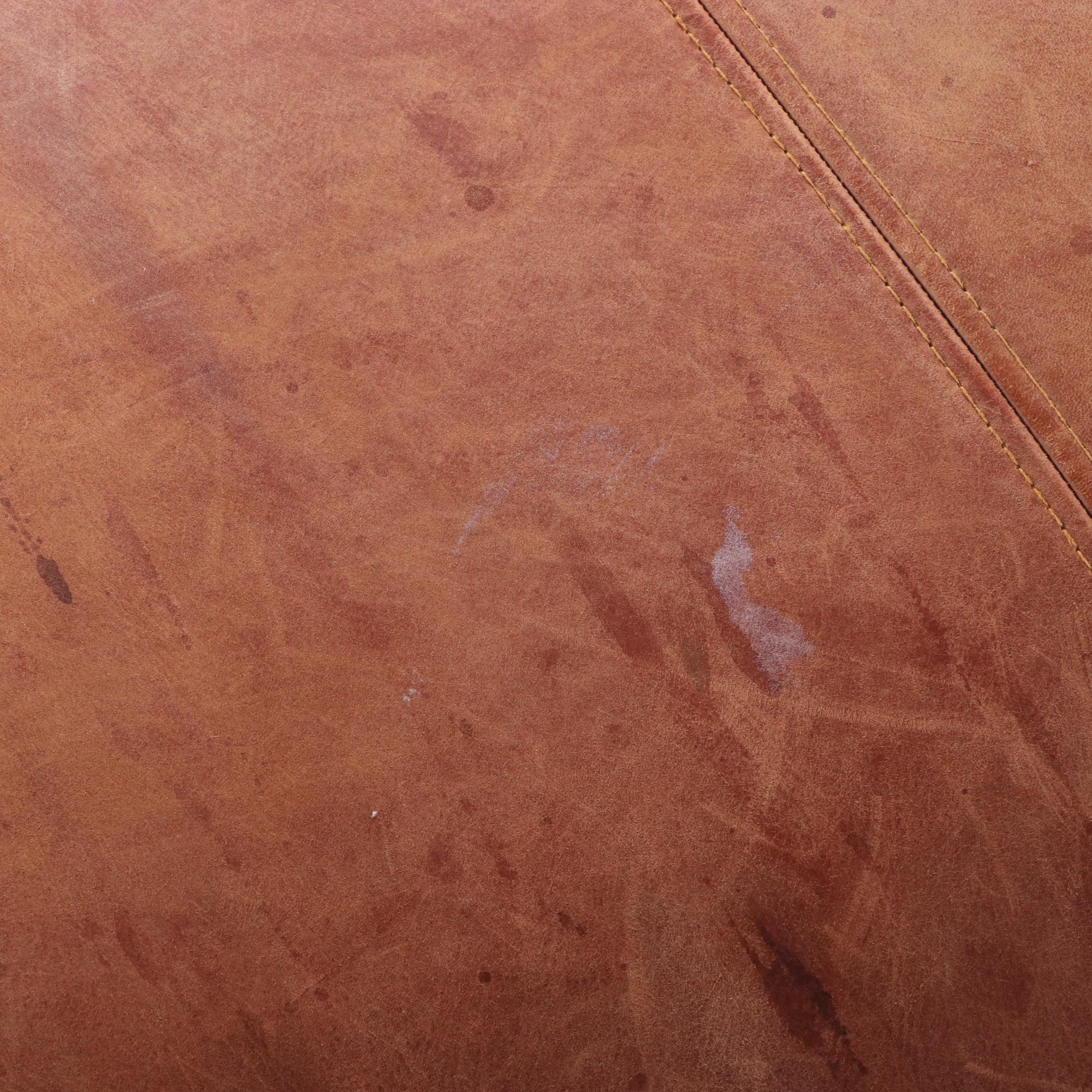 Stanley Furniture Hardwood and Studded Leather Bench