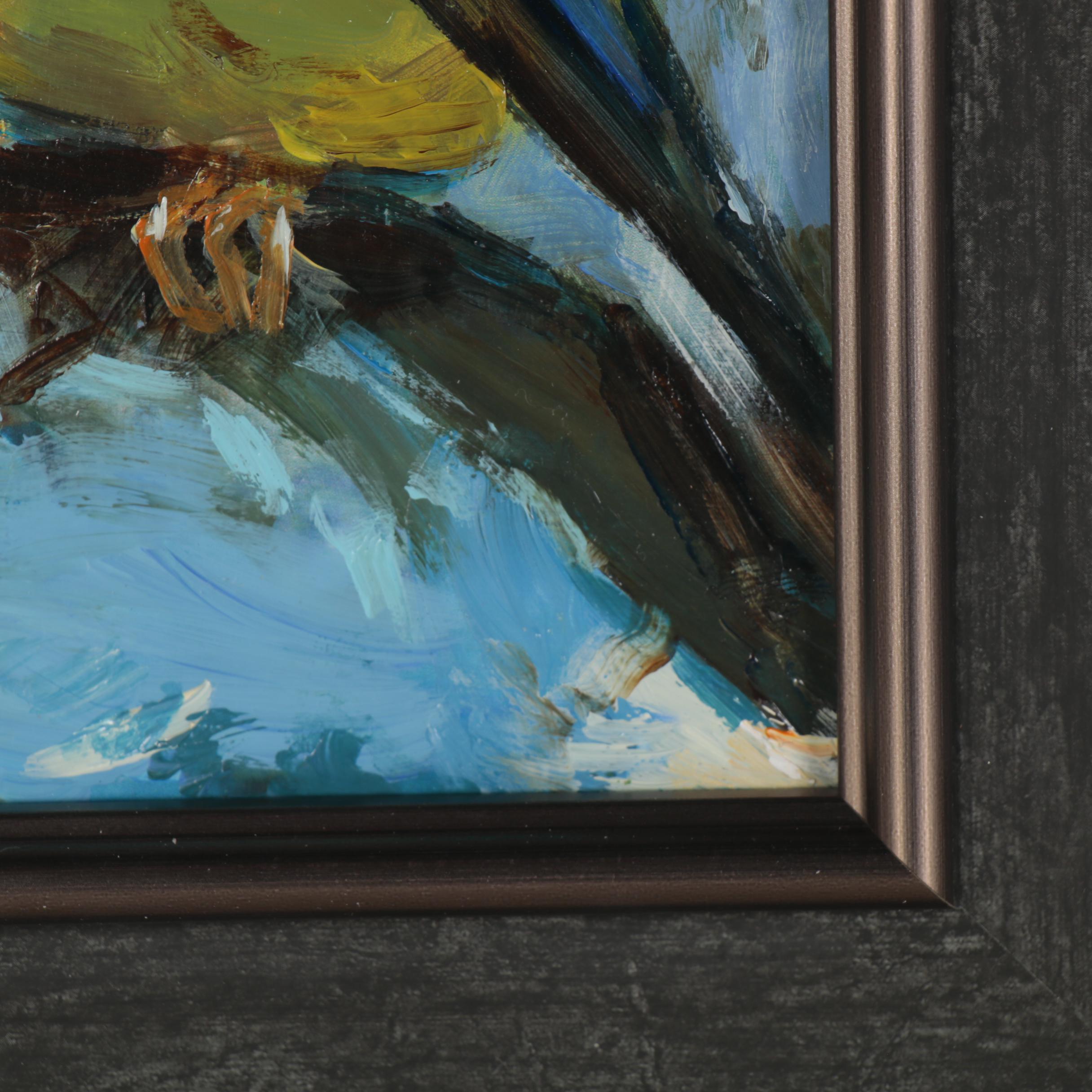 Adam Deda Oil Painting "Yellow Birds," 2020