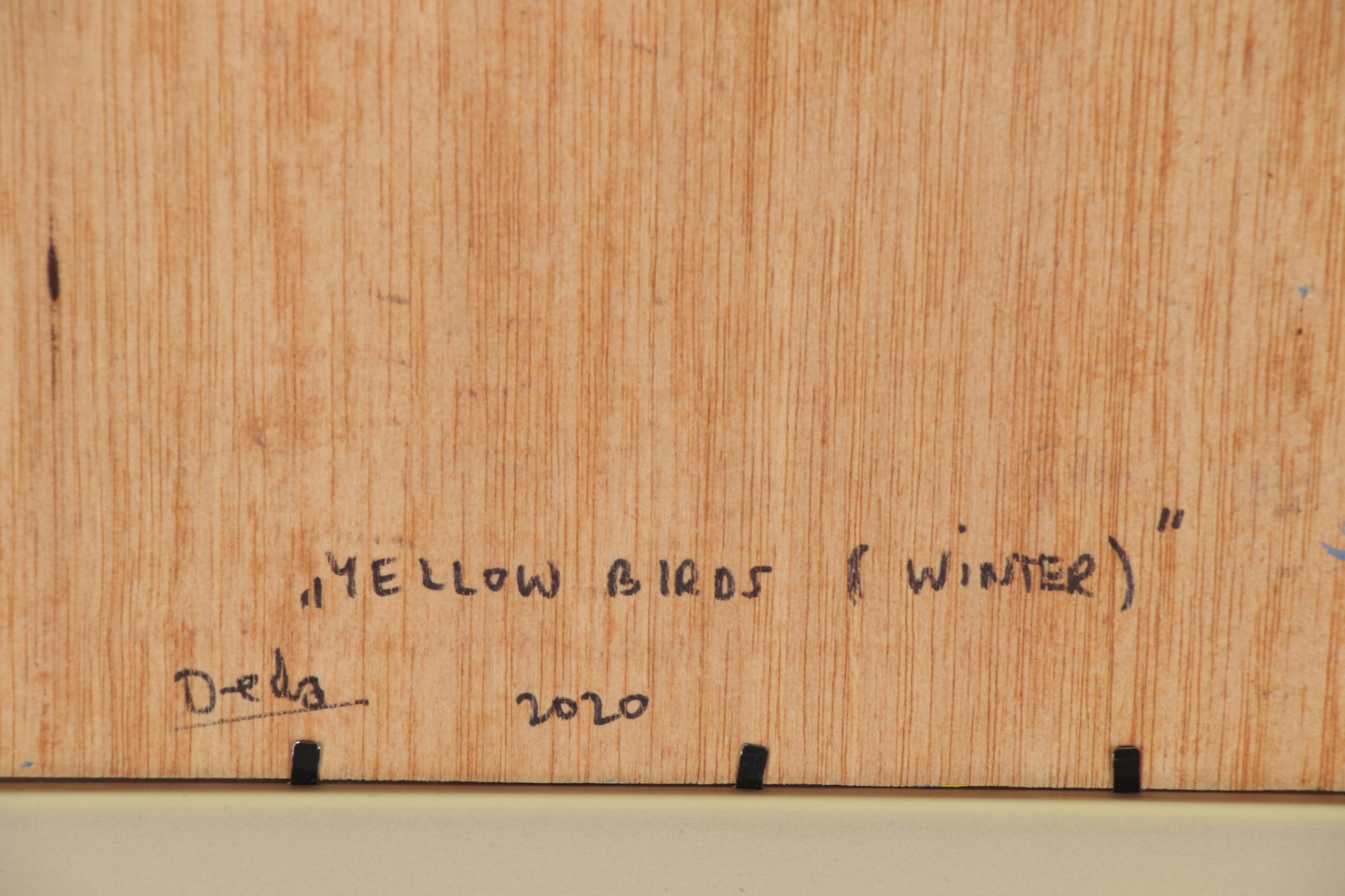 Adam Deda Oil Painting "Yellow Birds," 2020