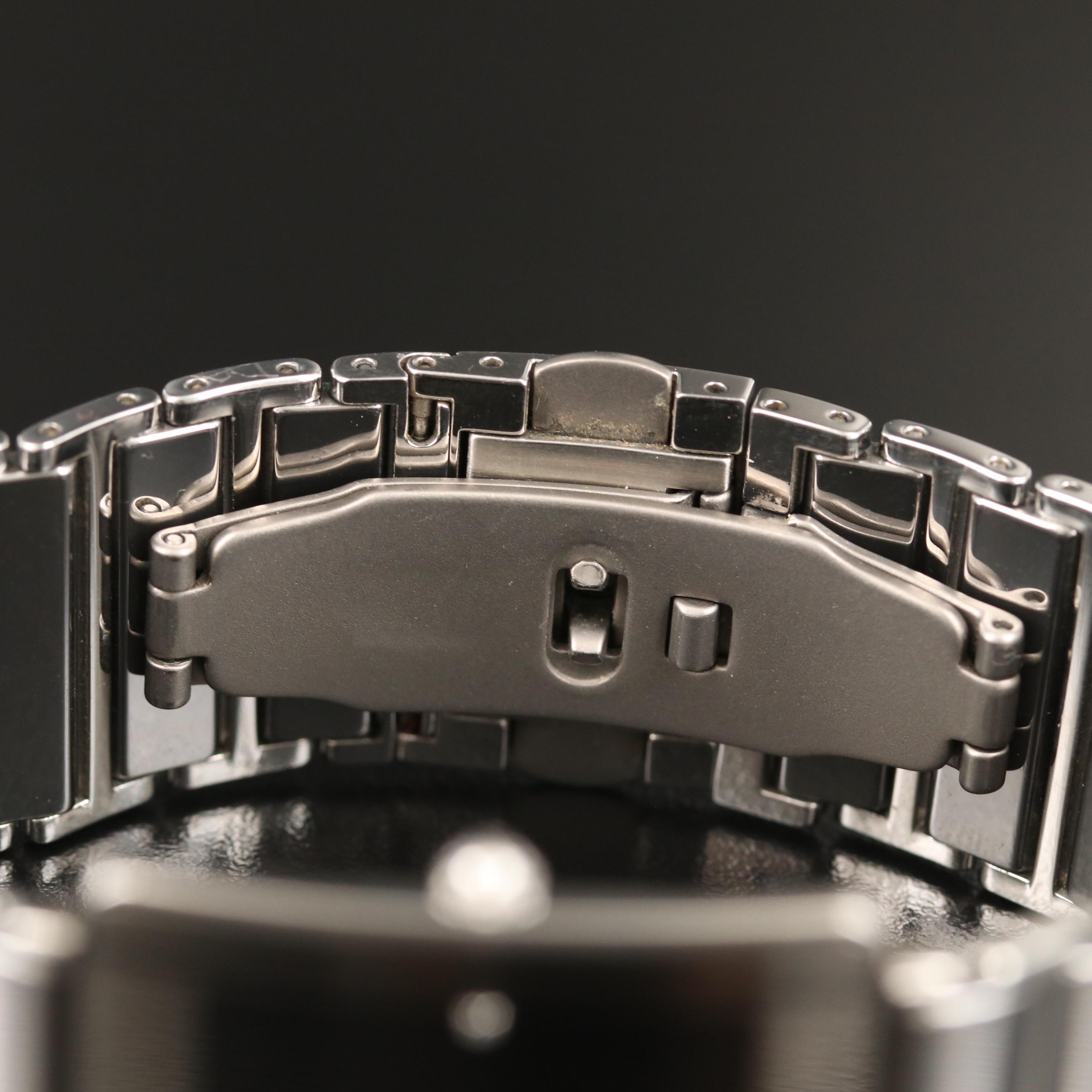 Rado "Diastar Jubilé" Ceramic Stainless Steel Watch with Diamond Accents