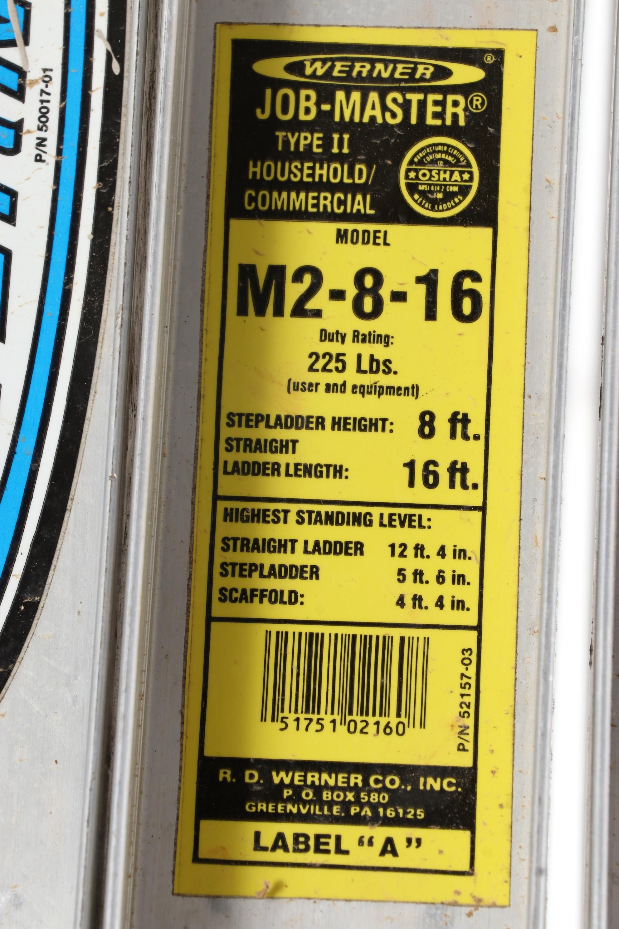 Werner Job Master  Aluminum Articulating Ladder