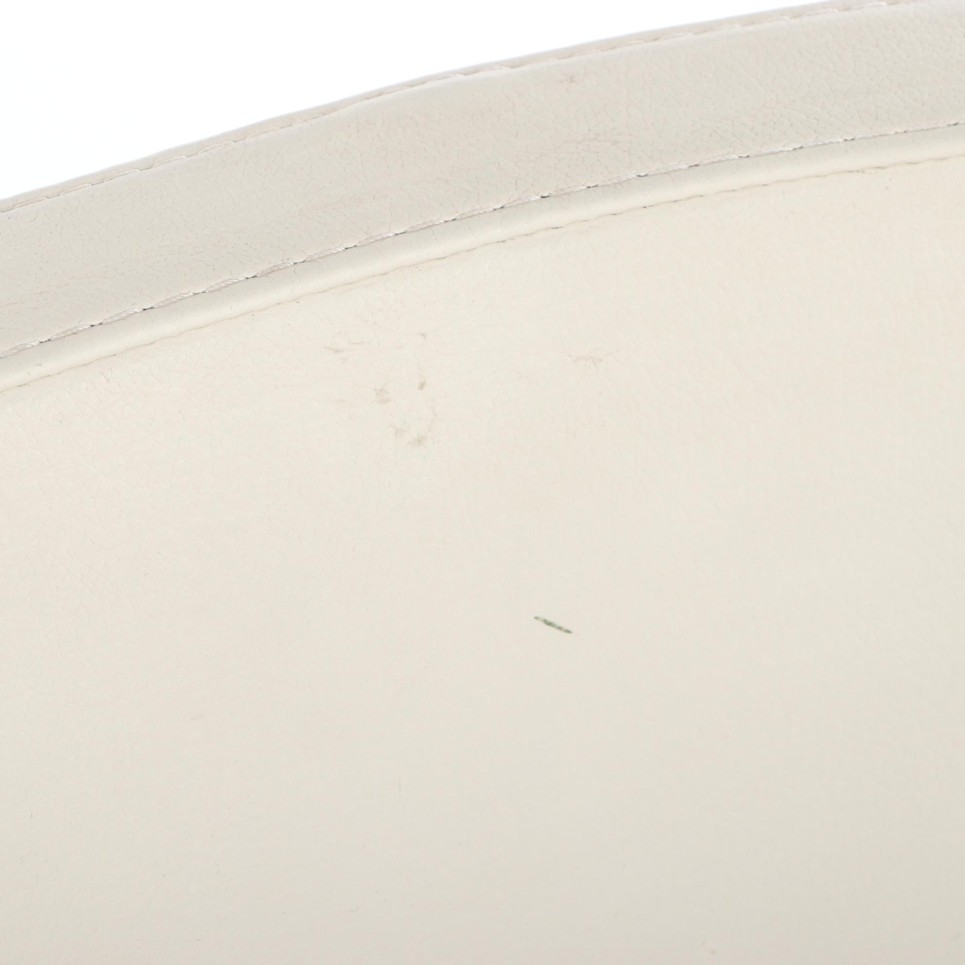 Pair of IKEA "Bernhard" Faux Leather Upholstered Counter Stools