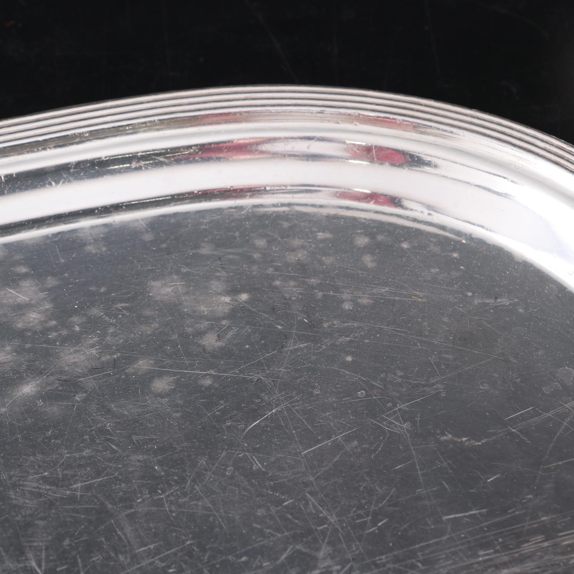 Reed and Barton Sherbet Cups and Other Hotel Silver Serving Pieces, Mid-20th C.