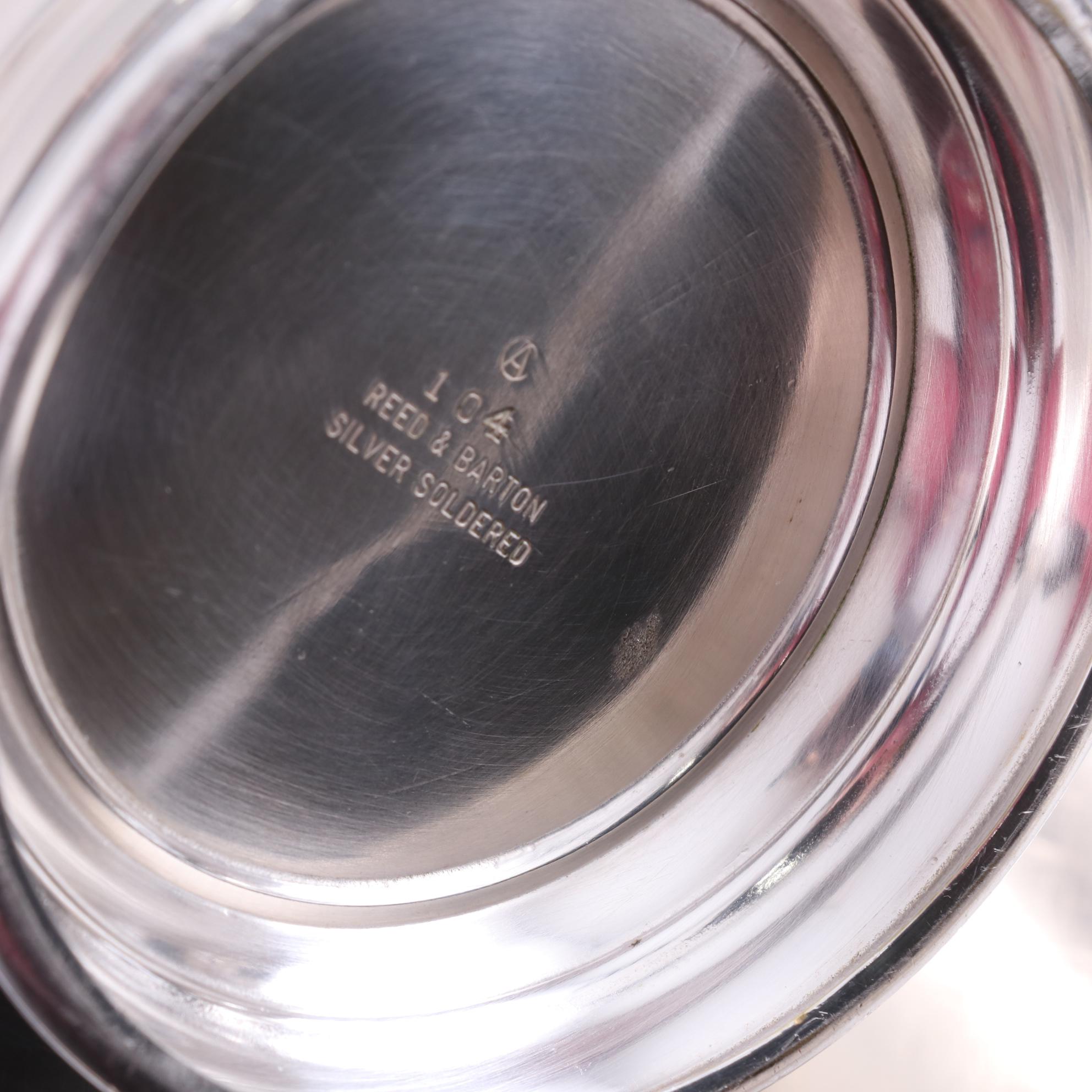 Reed and Barton Sherbet Cups and Other Hotel Silver Serving Pieces, Mid-20th C.