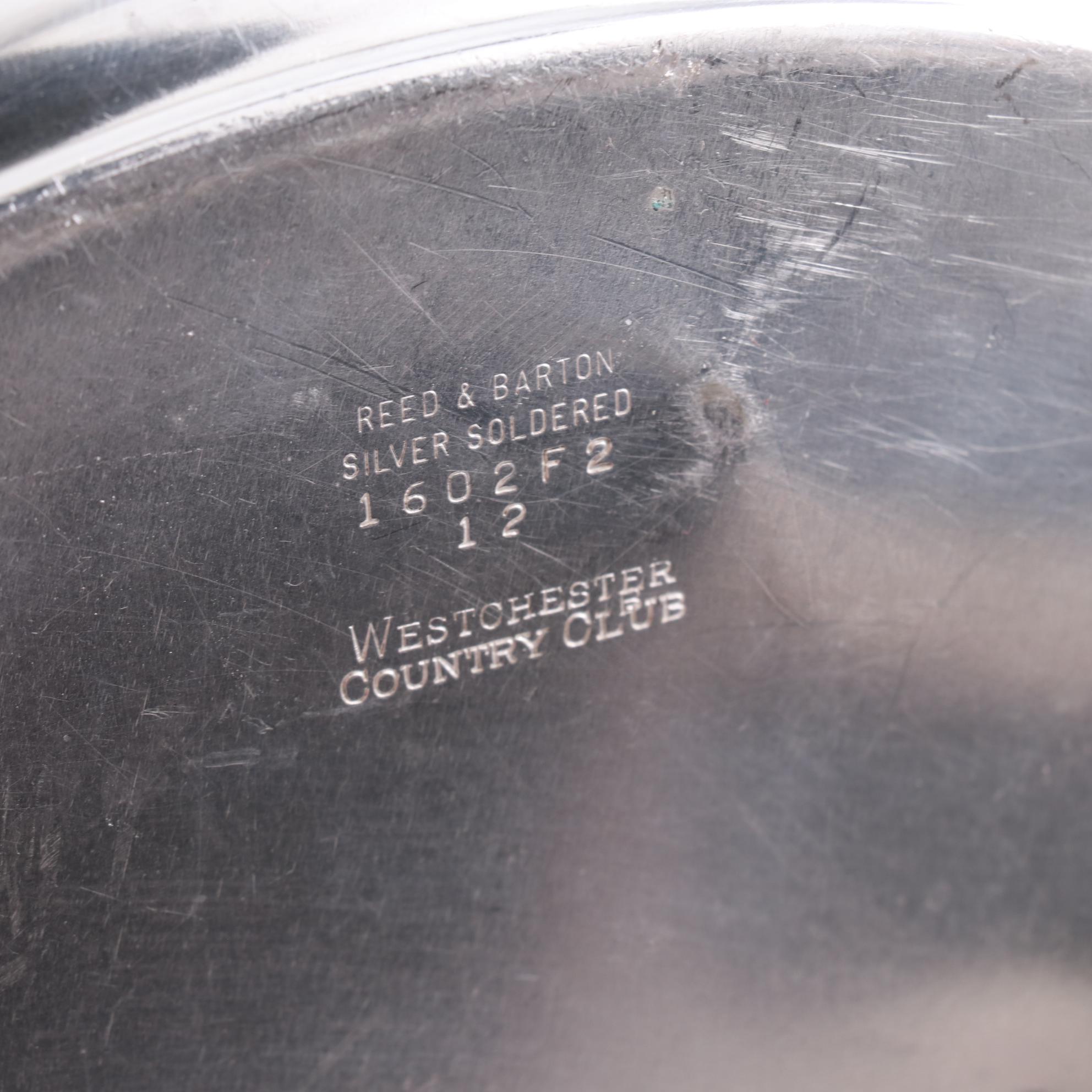 Reed and Barton Sherbet Cups and Other Hotel Silver Serving Pieces, Mid-20th C.