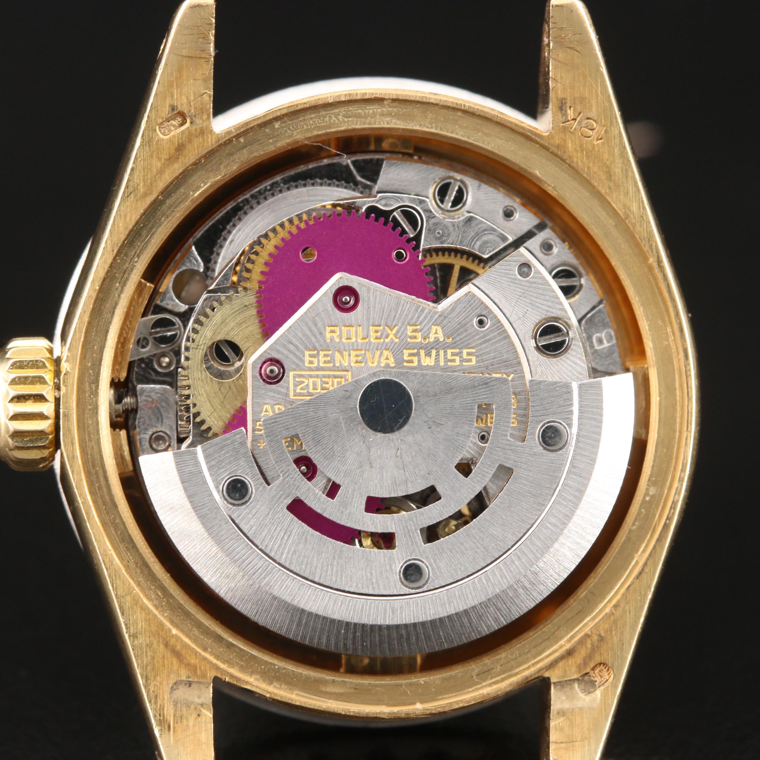 1978 Rolex Datejust 18K Gold and Diamond Automatic Watch