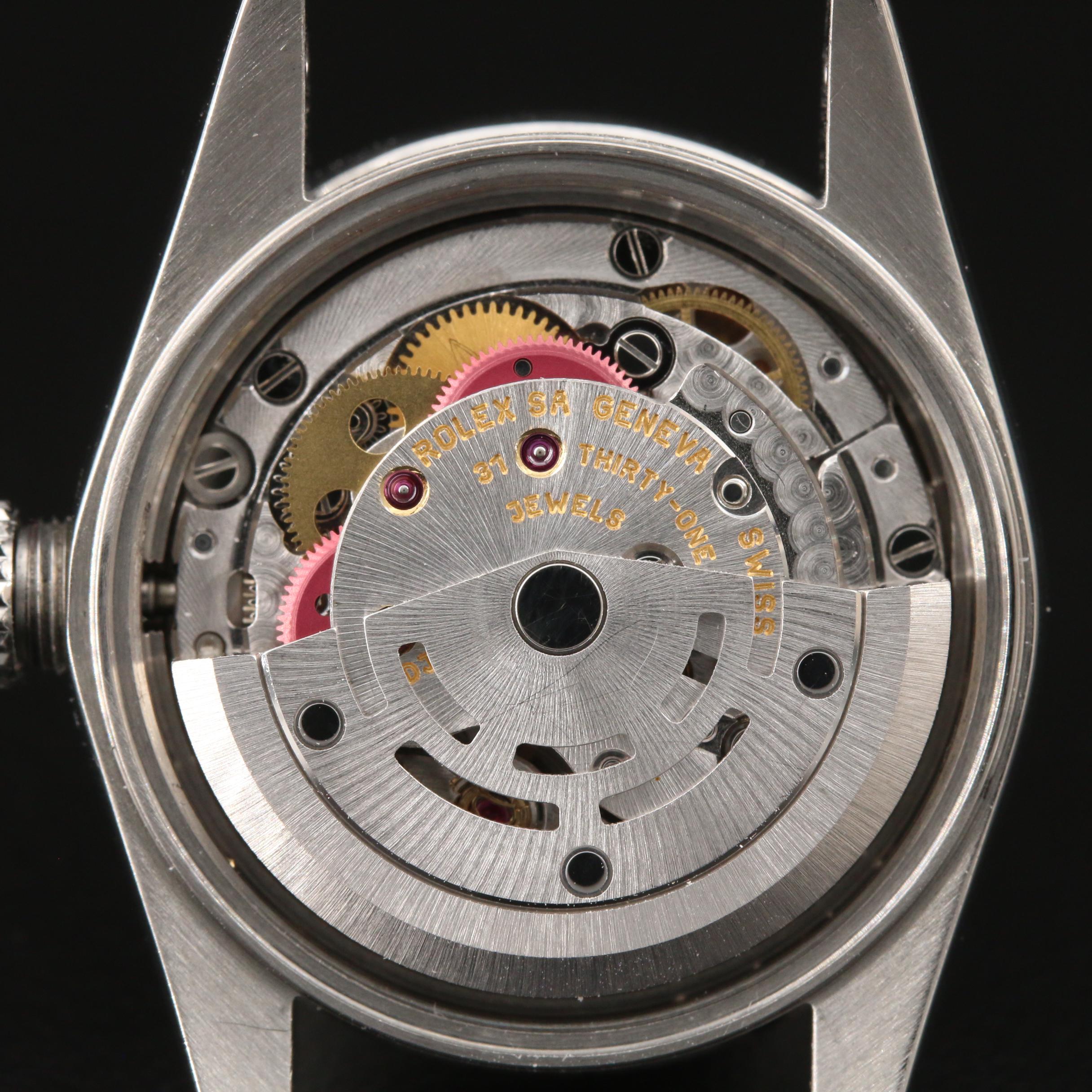 2000 Rolex Oyster Perpetual Stainless Steel and Diamond Automatic Watch