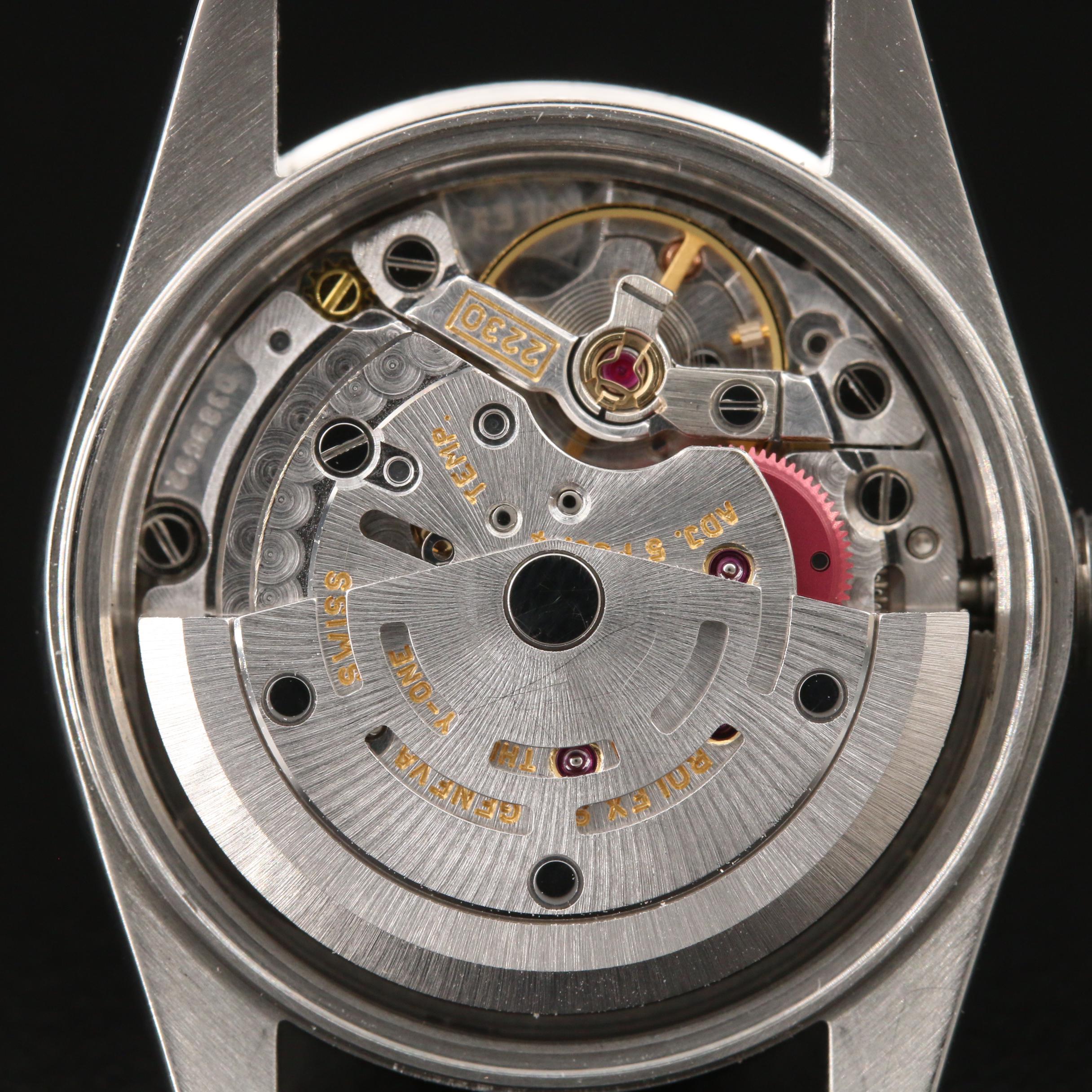 2000 Rolex Oyster Perpetual Stainless Steel and Diamond Automatic Watch