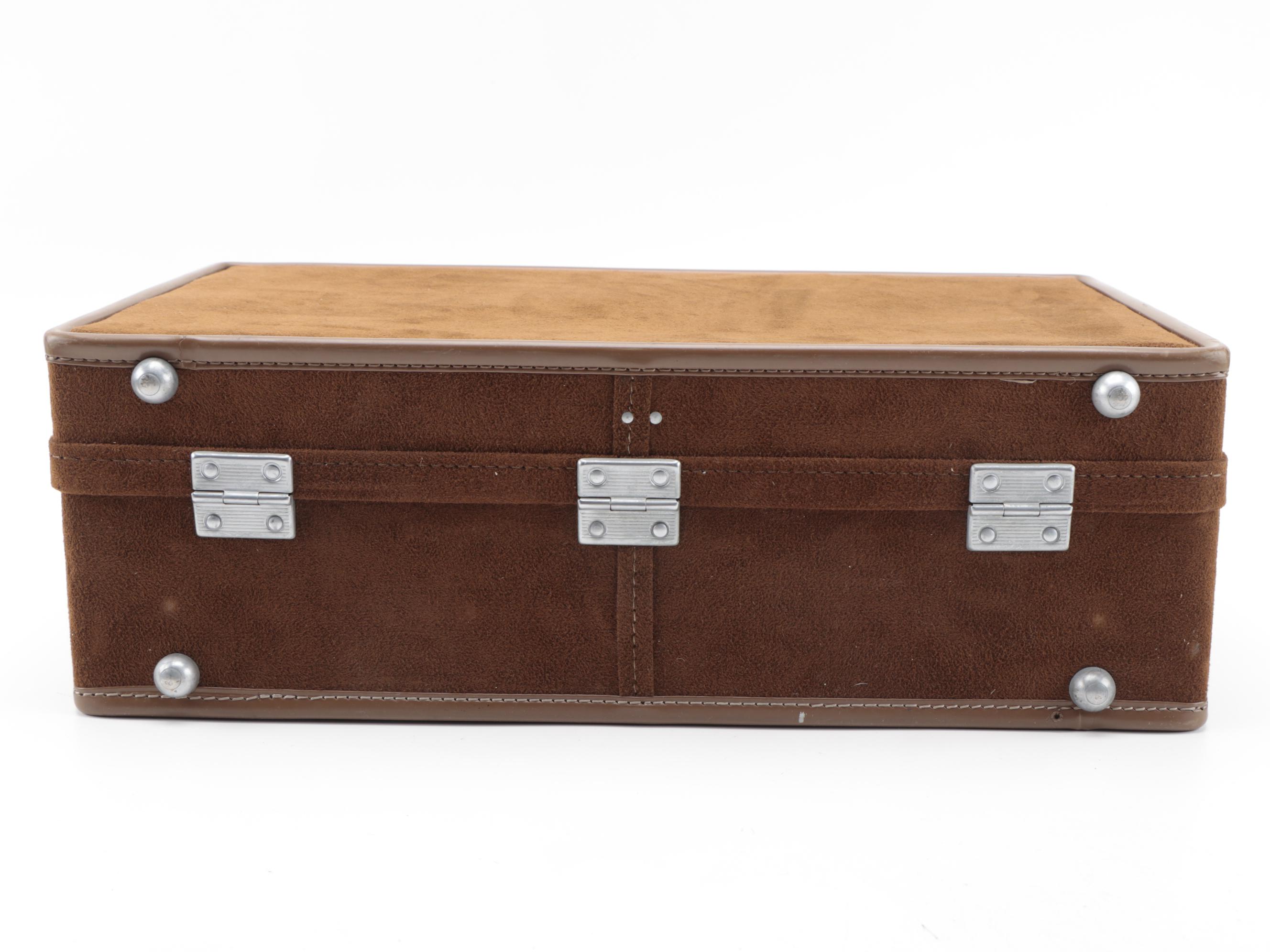 Hartmann Luggage Suede Carry-On Suitcase