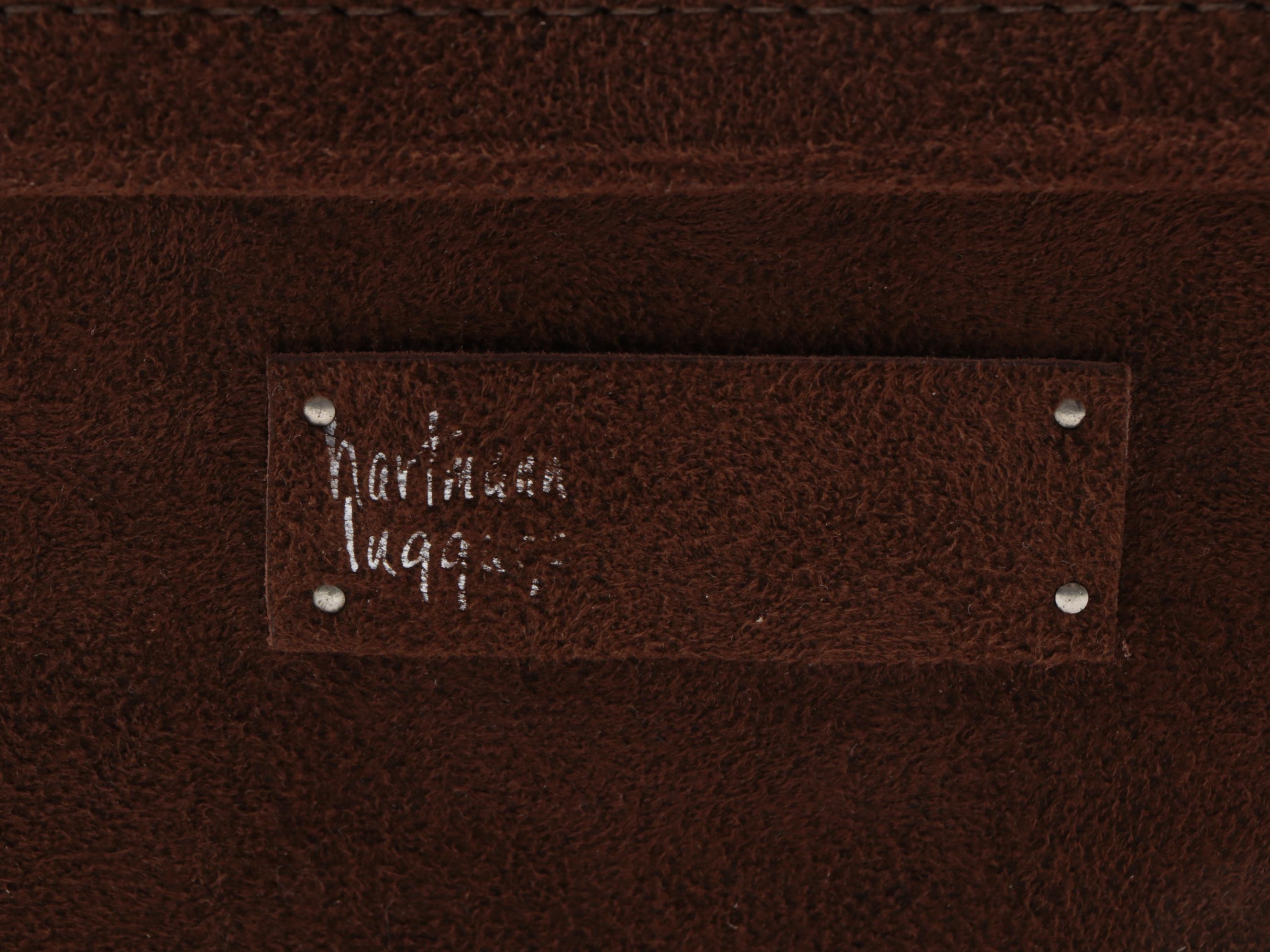 Hartmann Luggage Suede Carry-On Suitcase